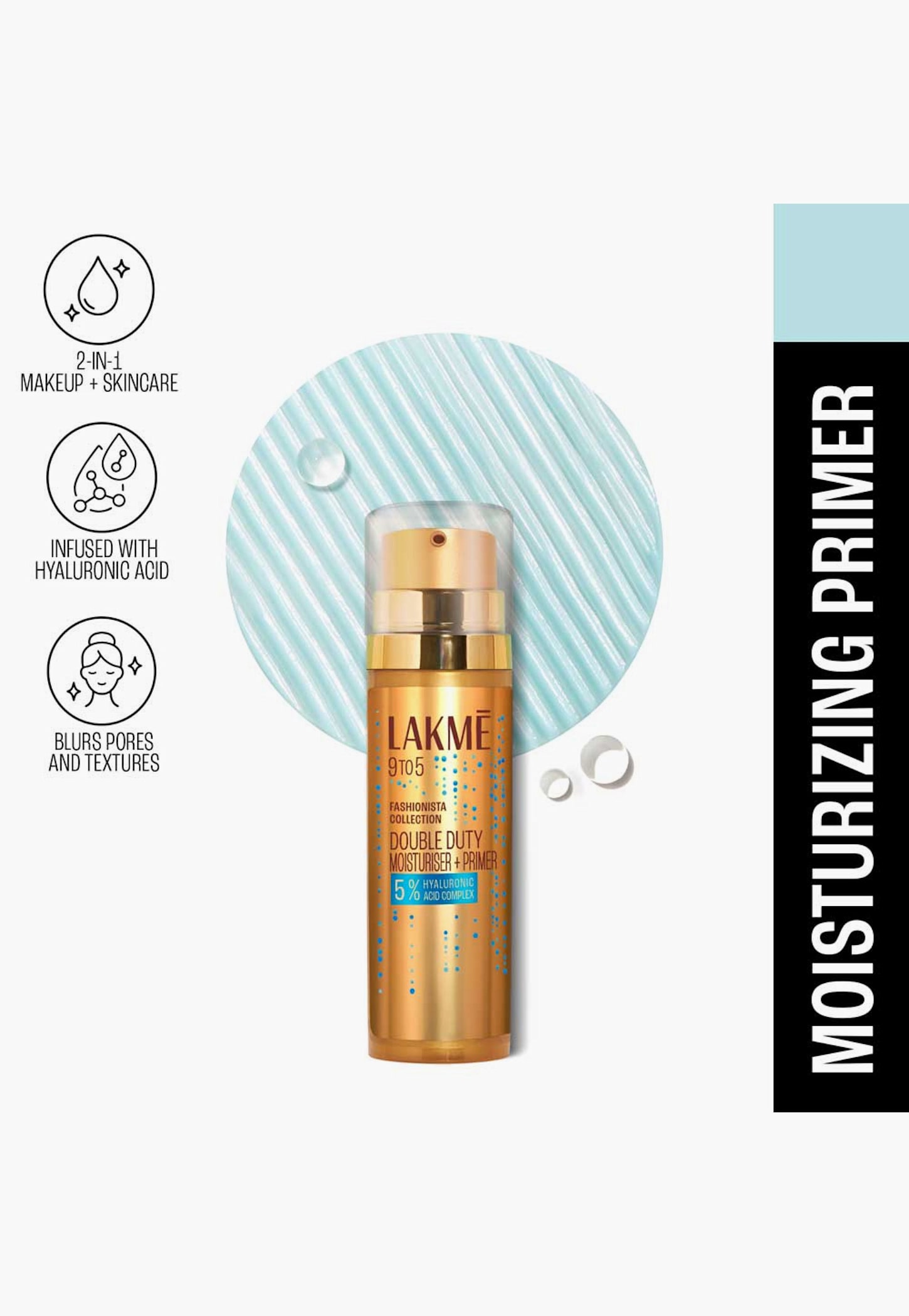LAKME 9to5 Double Duty Moisturiser + Primer - 30g-image-3