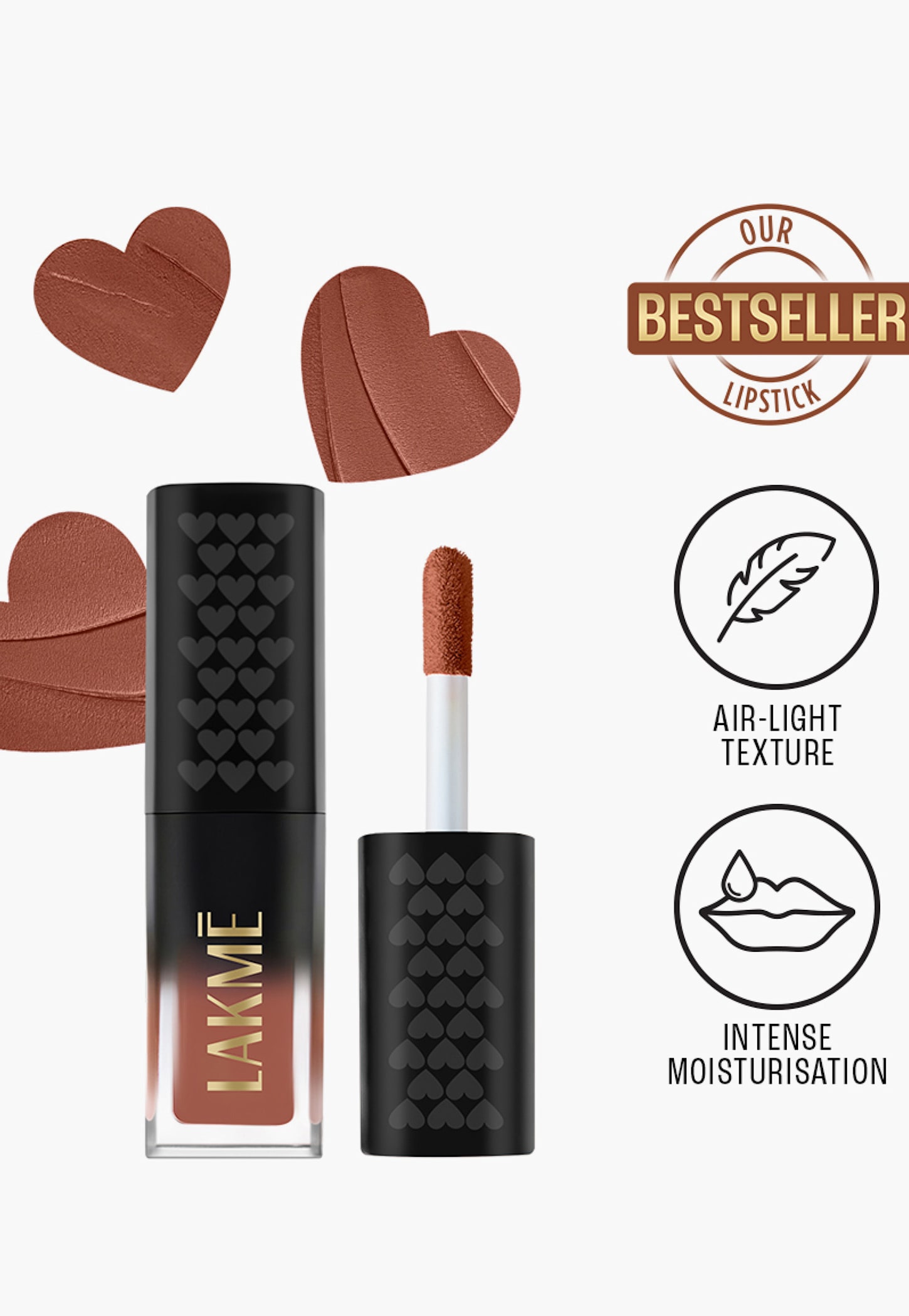 LAKME Xtraordin-airy Mini Lip Mousse - Bare Nude - 1.8g-picture-24