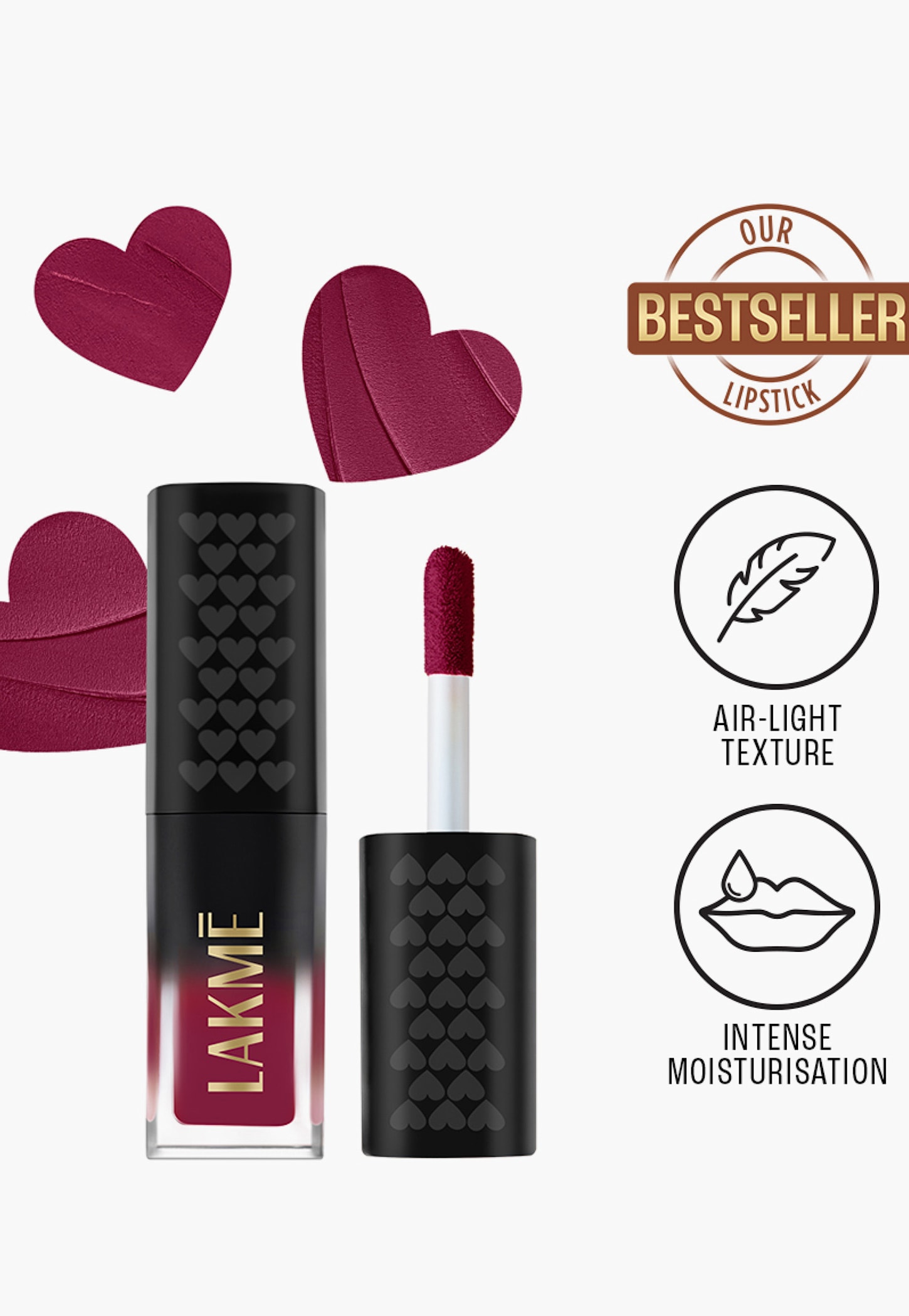 LAKME Xtraordin-airy Mini Lip Mousse - Mauve Mischief - 1.8g-picture-39
