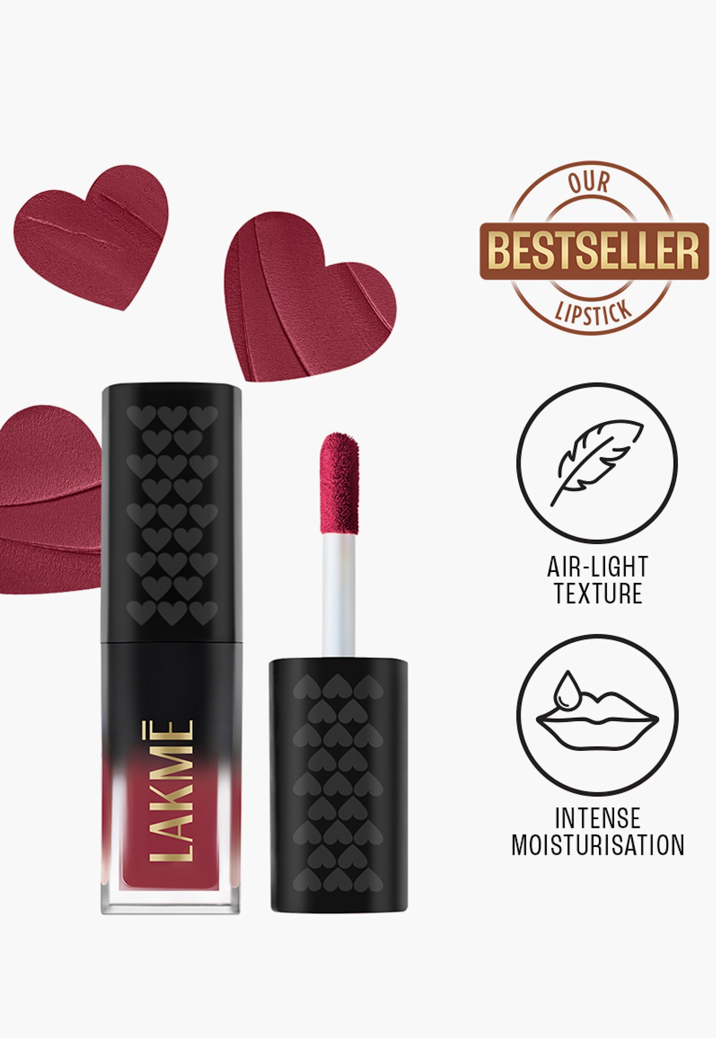 LAKME Xtraordin-airy Mini Lip Mousse - Plum Punch - 1.8g-picture-20