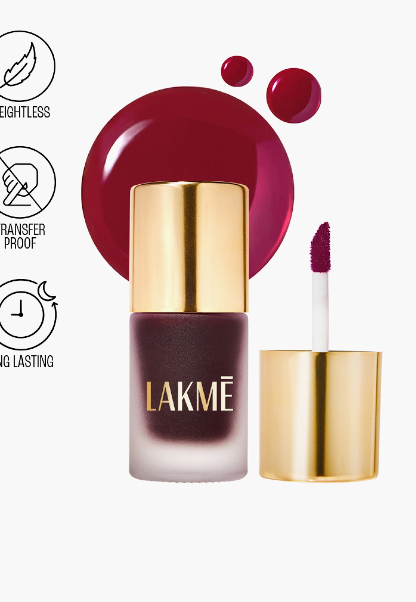 LAKME 9to5 Double Duty Lip & Cheek Water Stain - Ruby Glow - 9ml-picture-37