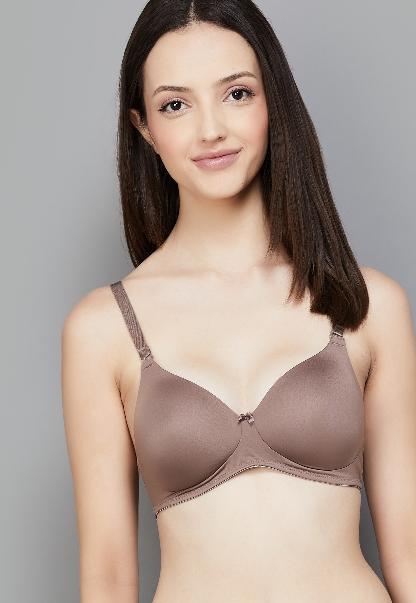 JOCKEY Solid Padded Non-Wired T-shirt Bra-image-22