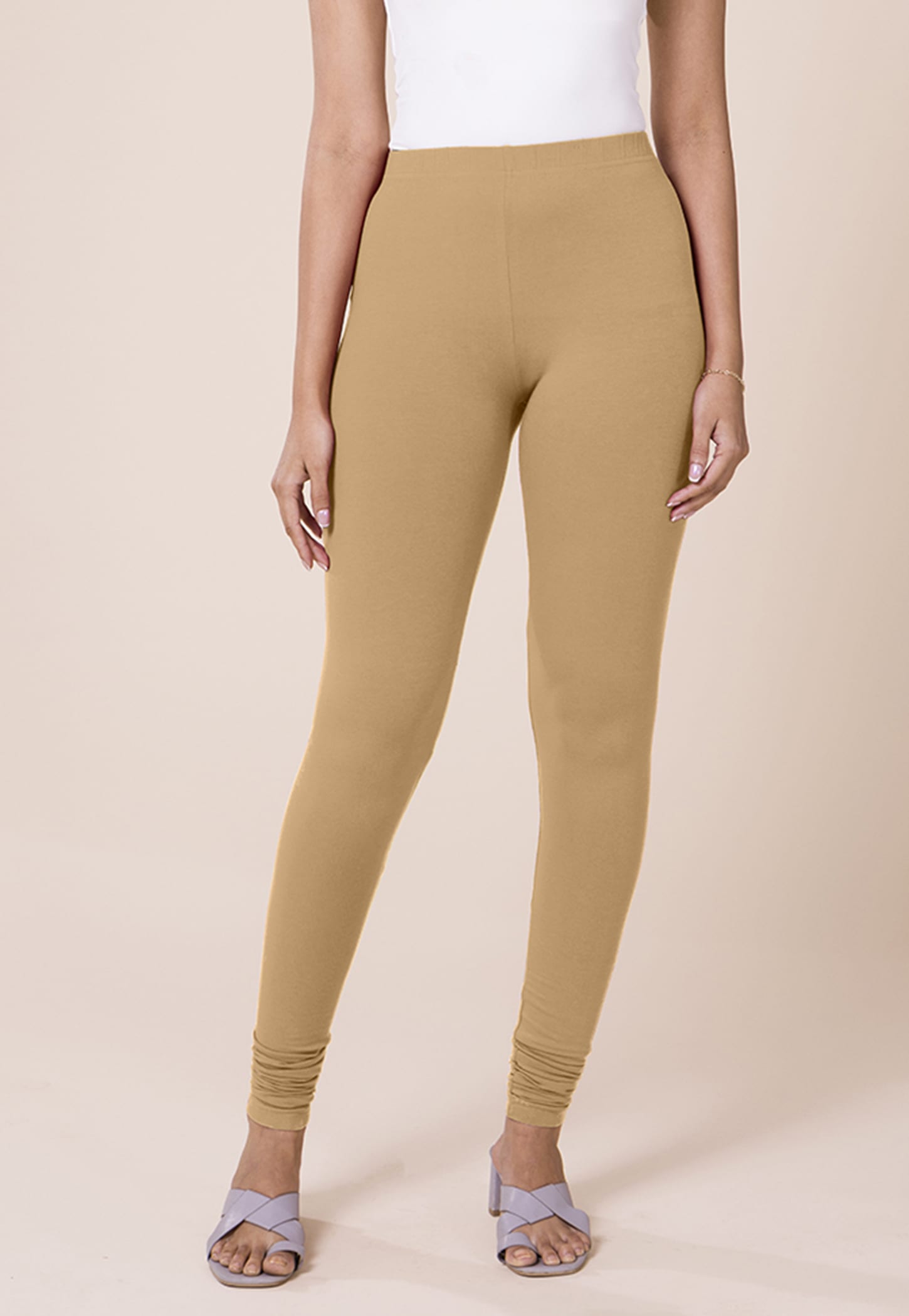 GO COLORS Solid Leggings-picture-12