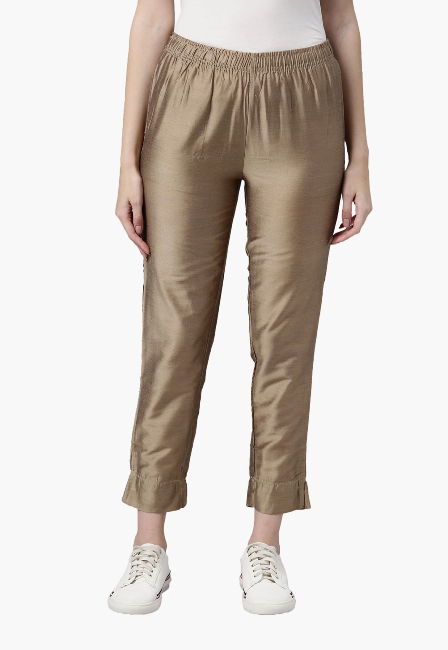 GO COLORS Solid Straight Pants-picture-46