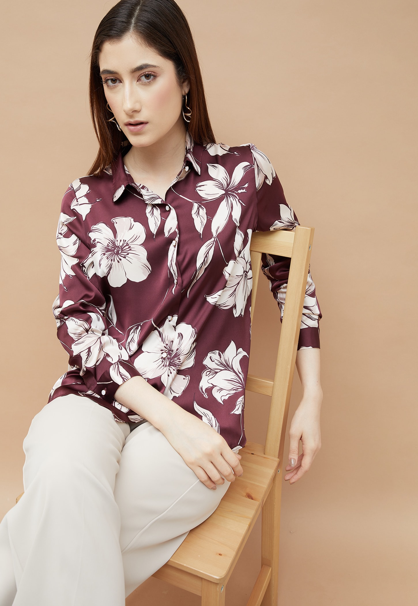 CODE Floral Print Shirt-picture-26