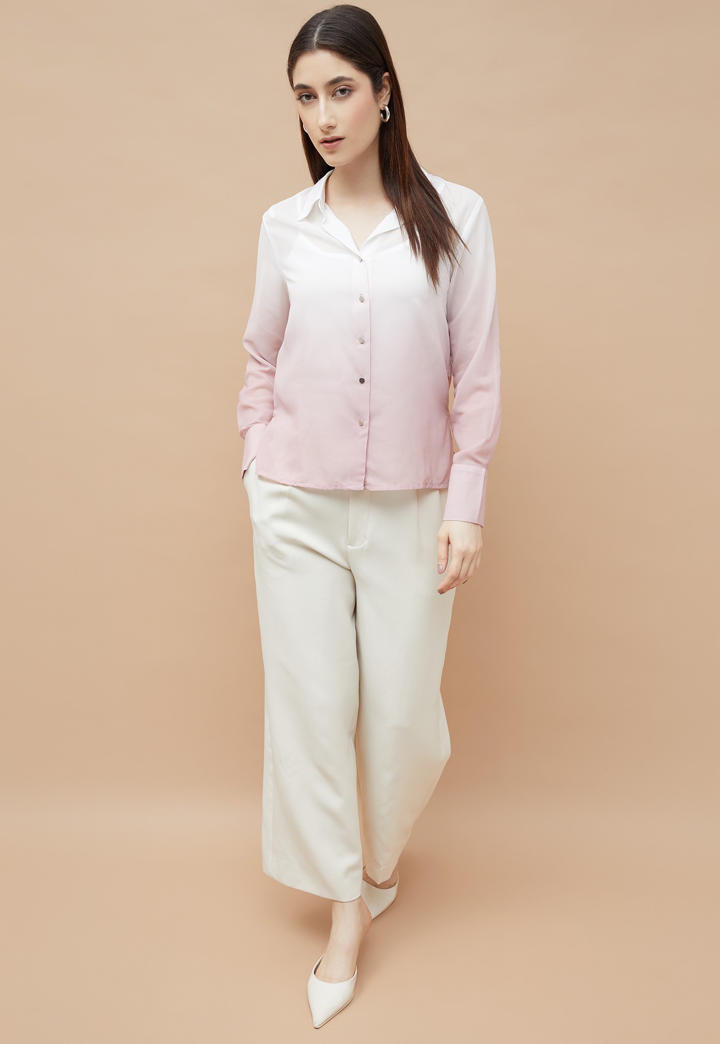 CODE Ombre Shirt with Camisole-picture-25
