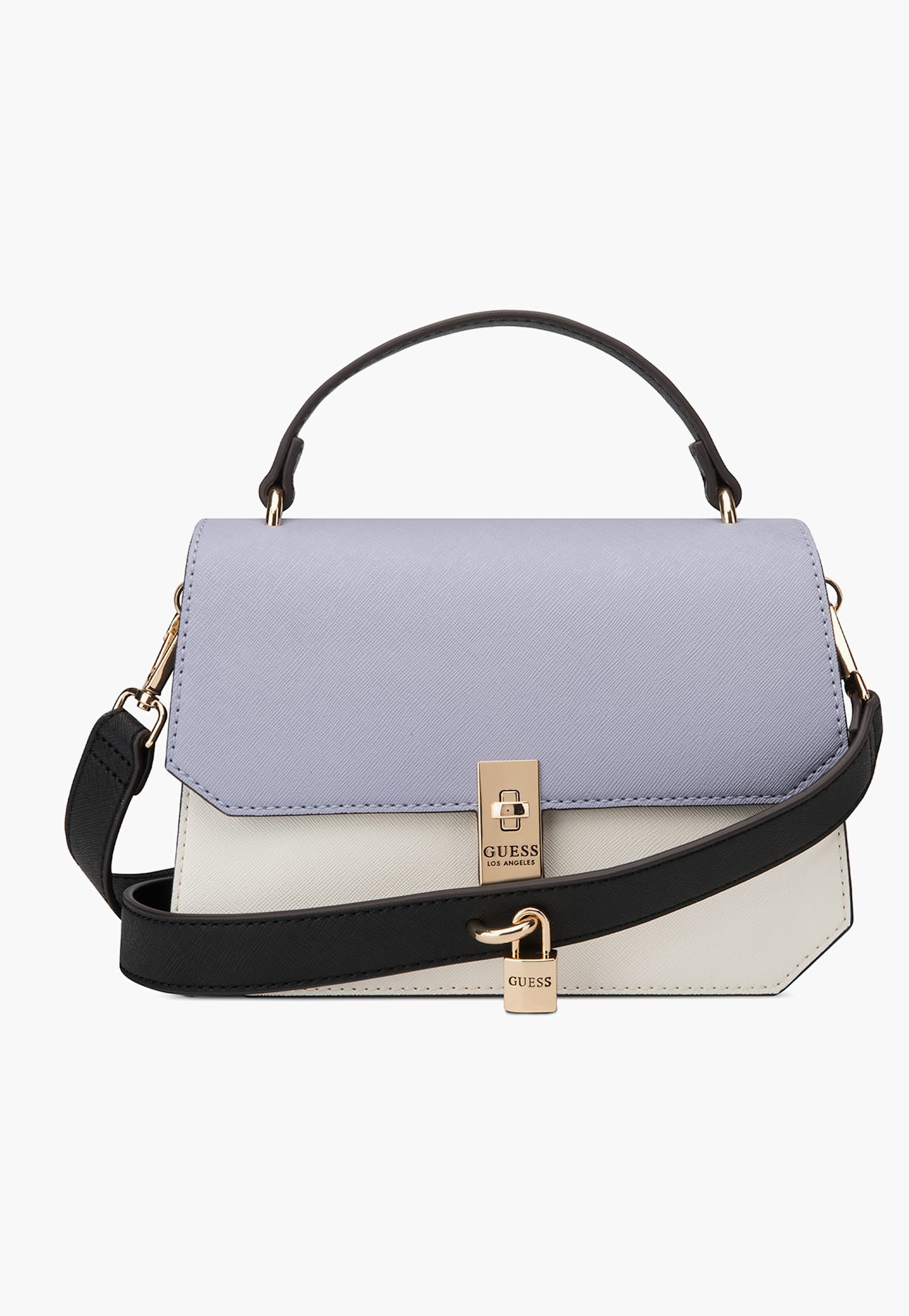 GUESS Lowen Colourblock Satchel Bag-image-35