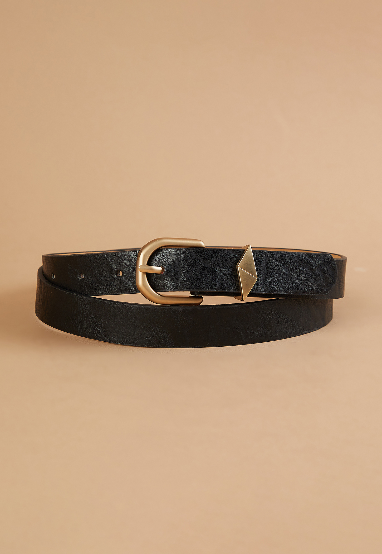 GINGER Textured Tang Buckle Belt-picture-39
