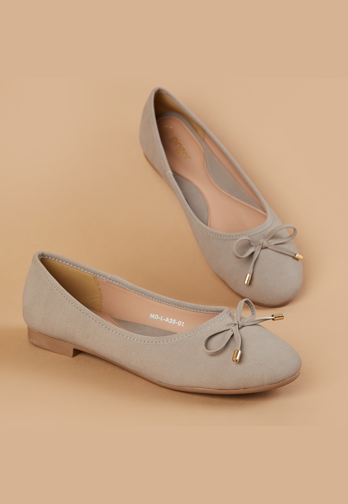 GINGER Bow-Detailed Ballerinas-picture-33