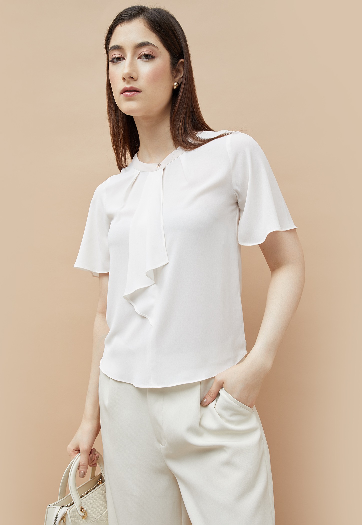 CODE CLASSIC Ruffle Detailed Top-picture-26