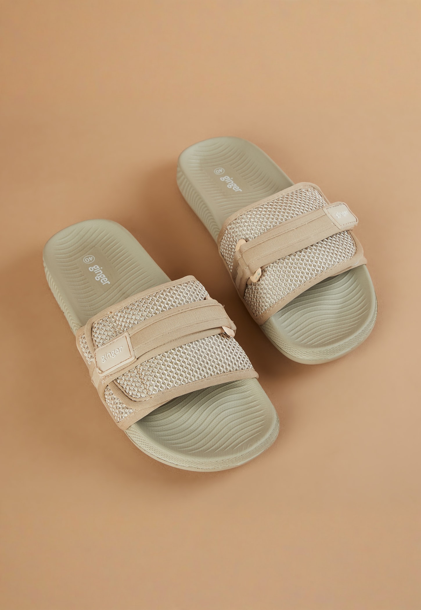 GINGER Woven Strap Velcro Sliders-picture-23
