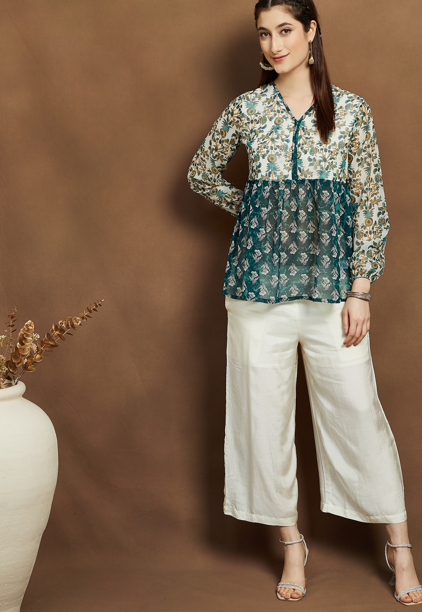 MELANGE Floral Print Tunic-picture-21