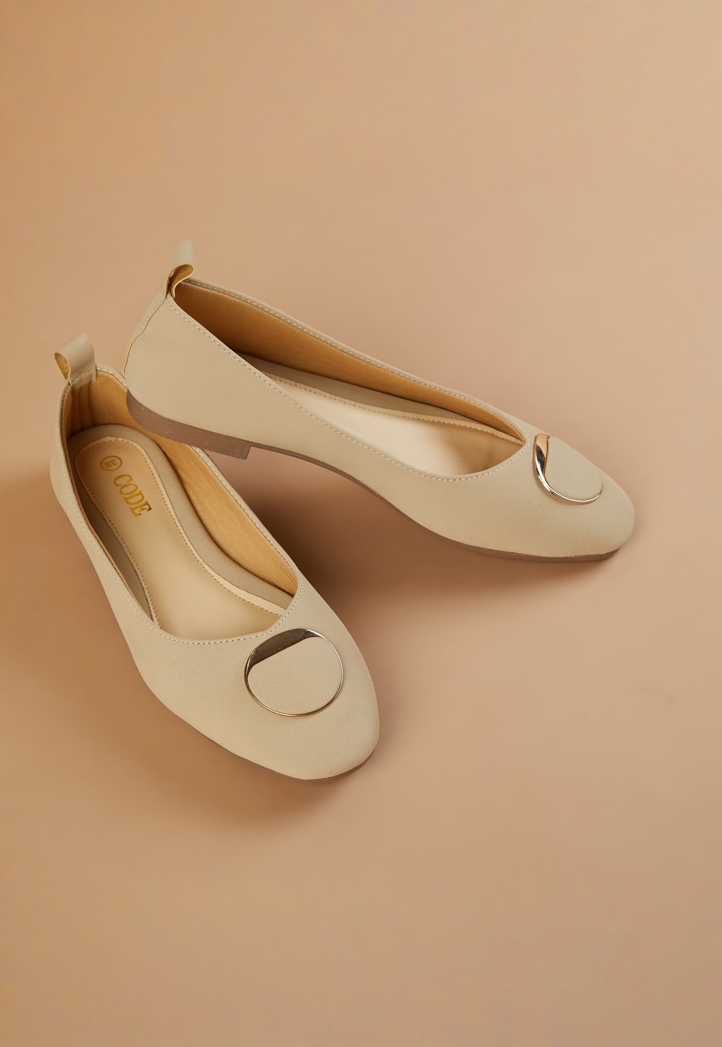 CODE Ballerinas with Metallic Accent-picture-44