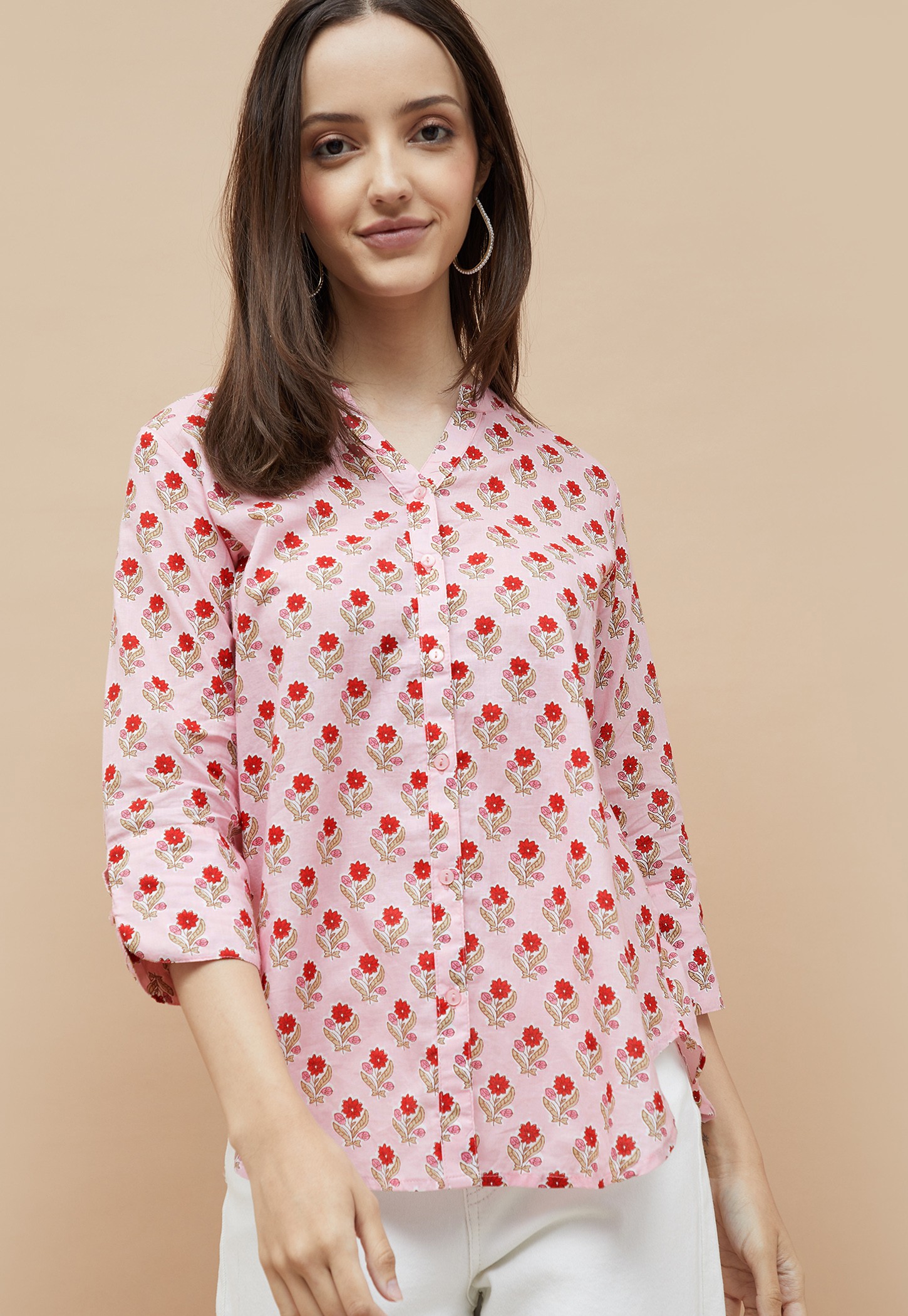 COLOUR ME Floral Print Top-picture-51