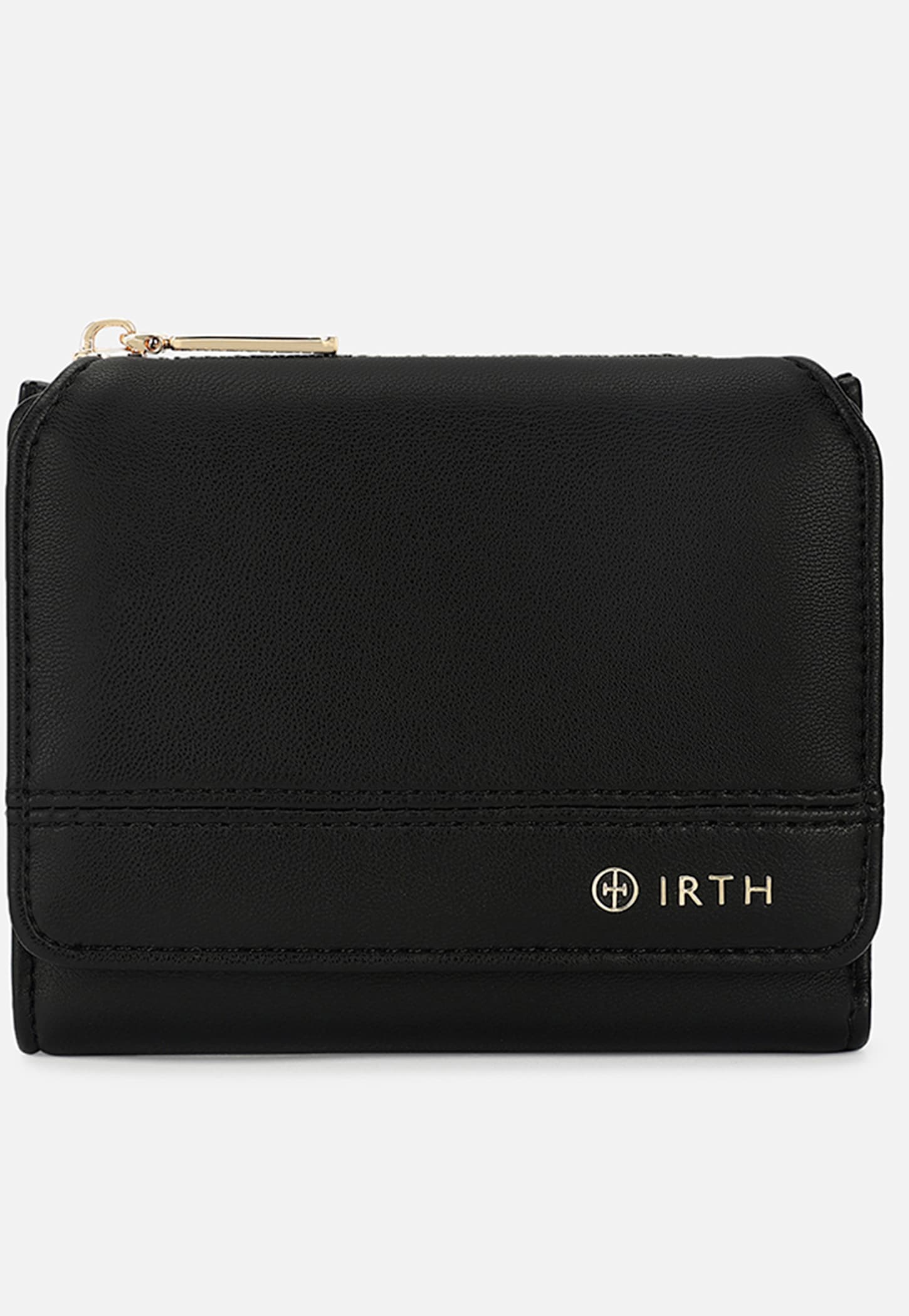 IRTH Solid Zip-Around Wallet