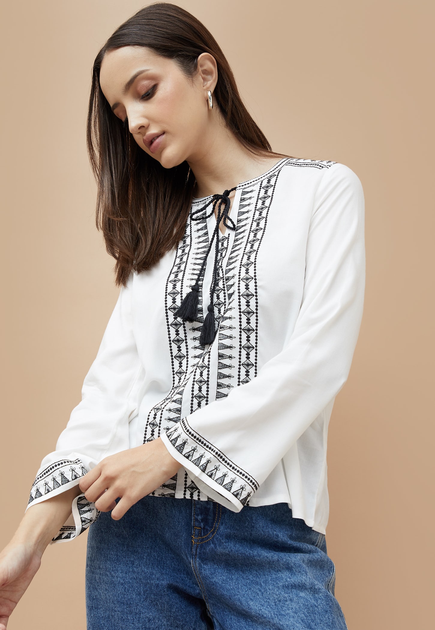 FAME FOREVER Embroidered Top-picture-26