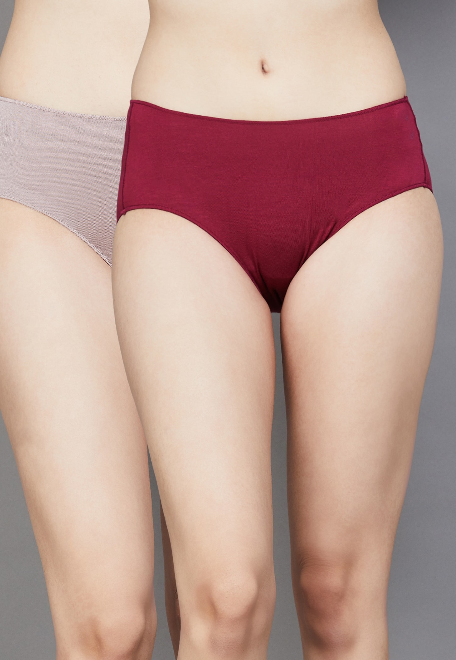 JOCKEY Solid Hipster Panties - Pack of 2-image-31