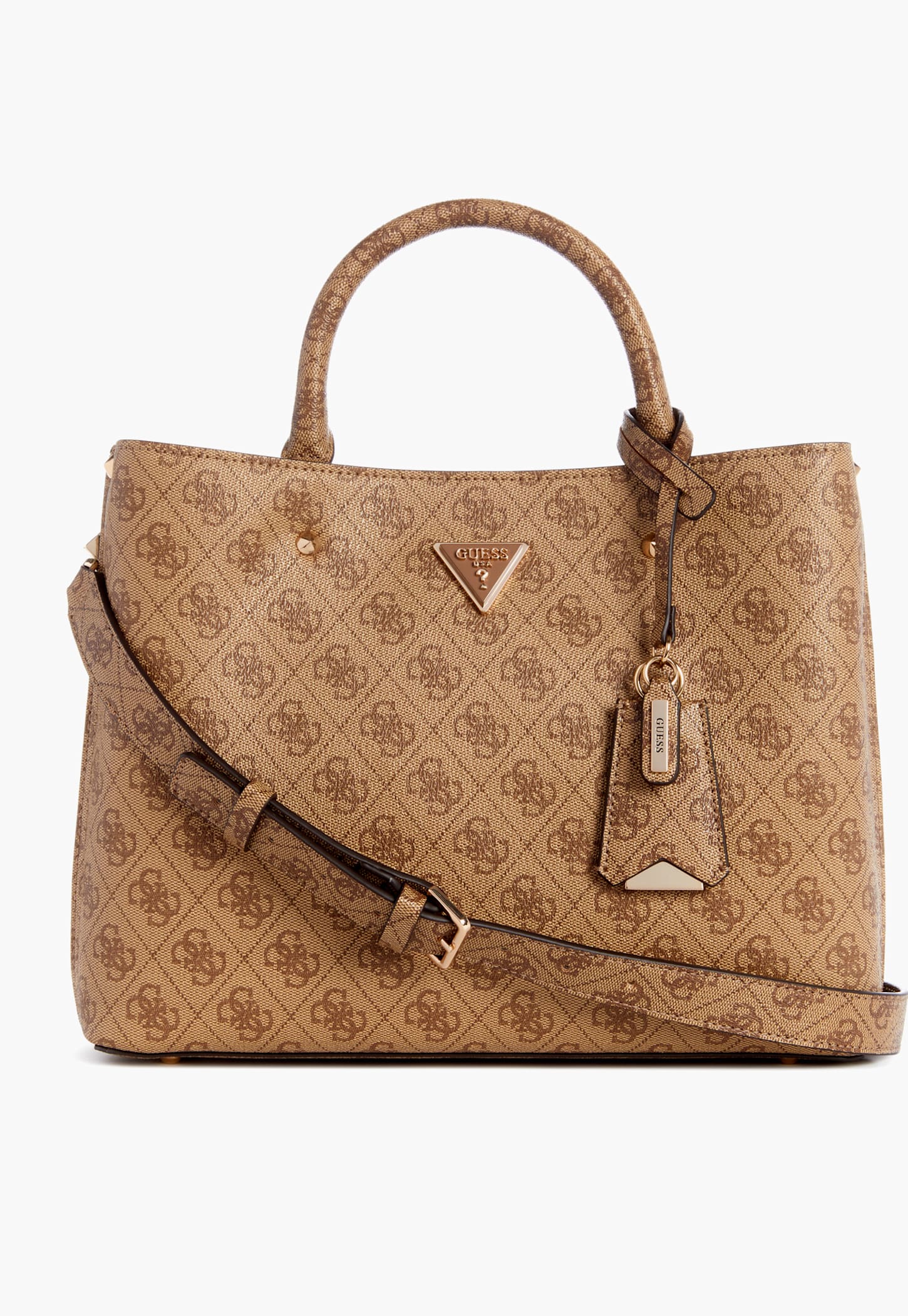 GUESS Meridian Monogram Print Handheld Bag-picture-21