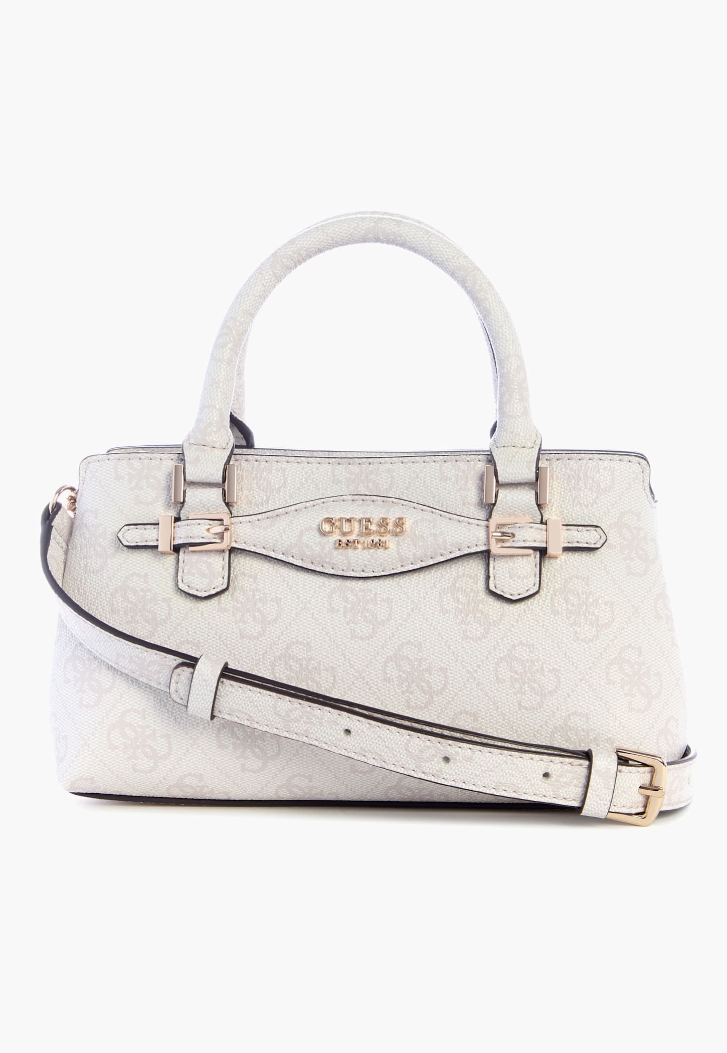 GUESS Katya Monogram Print Handheld Bag-picture-11