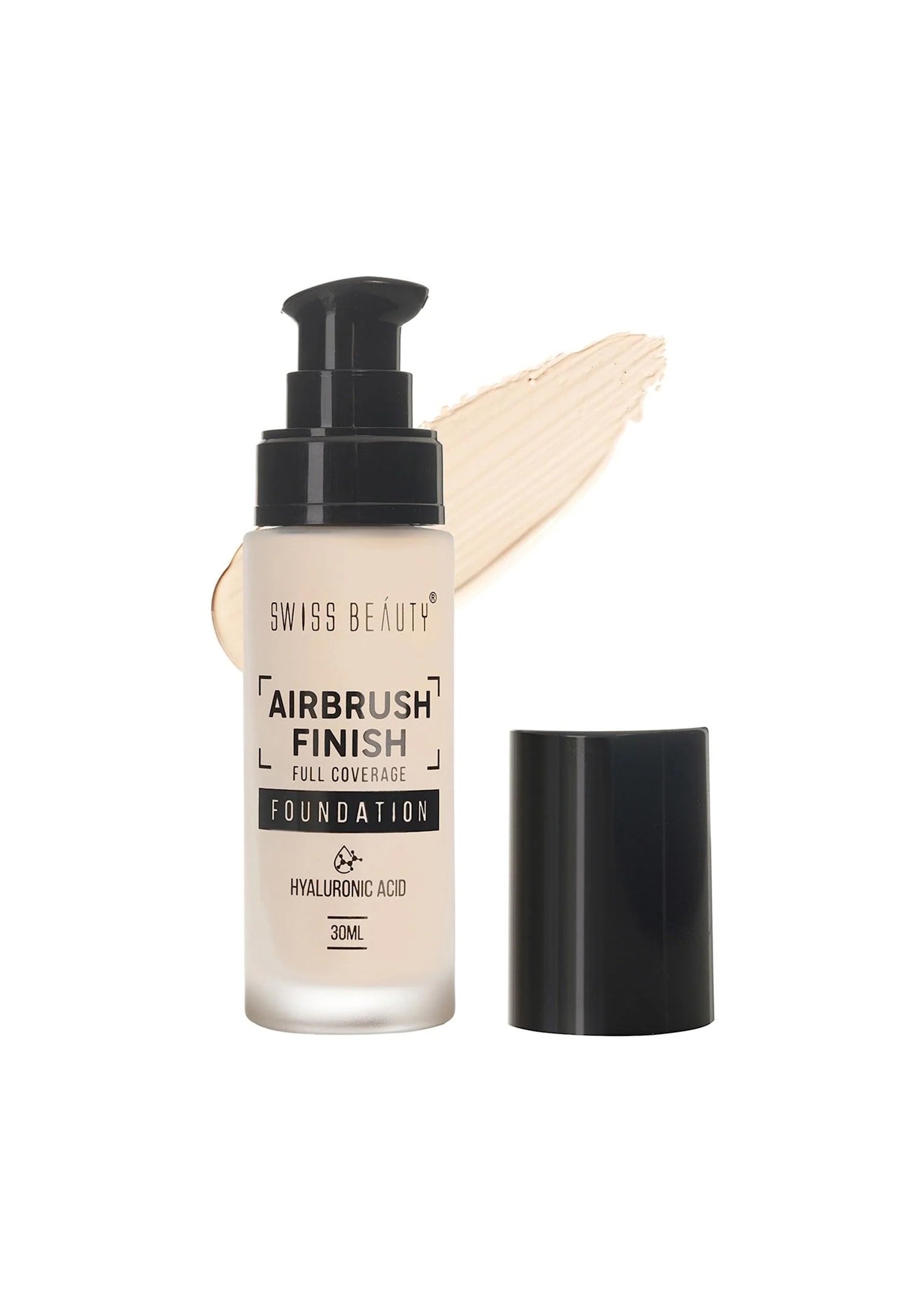 SWISS BEAUTY Airbrush Finish Full Coverage Foundation - 01 Shell White - 30ml-picture-48