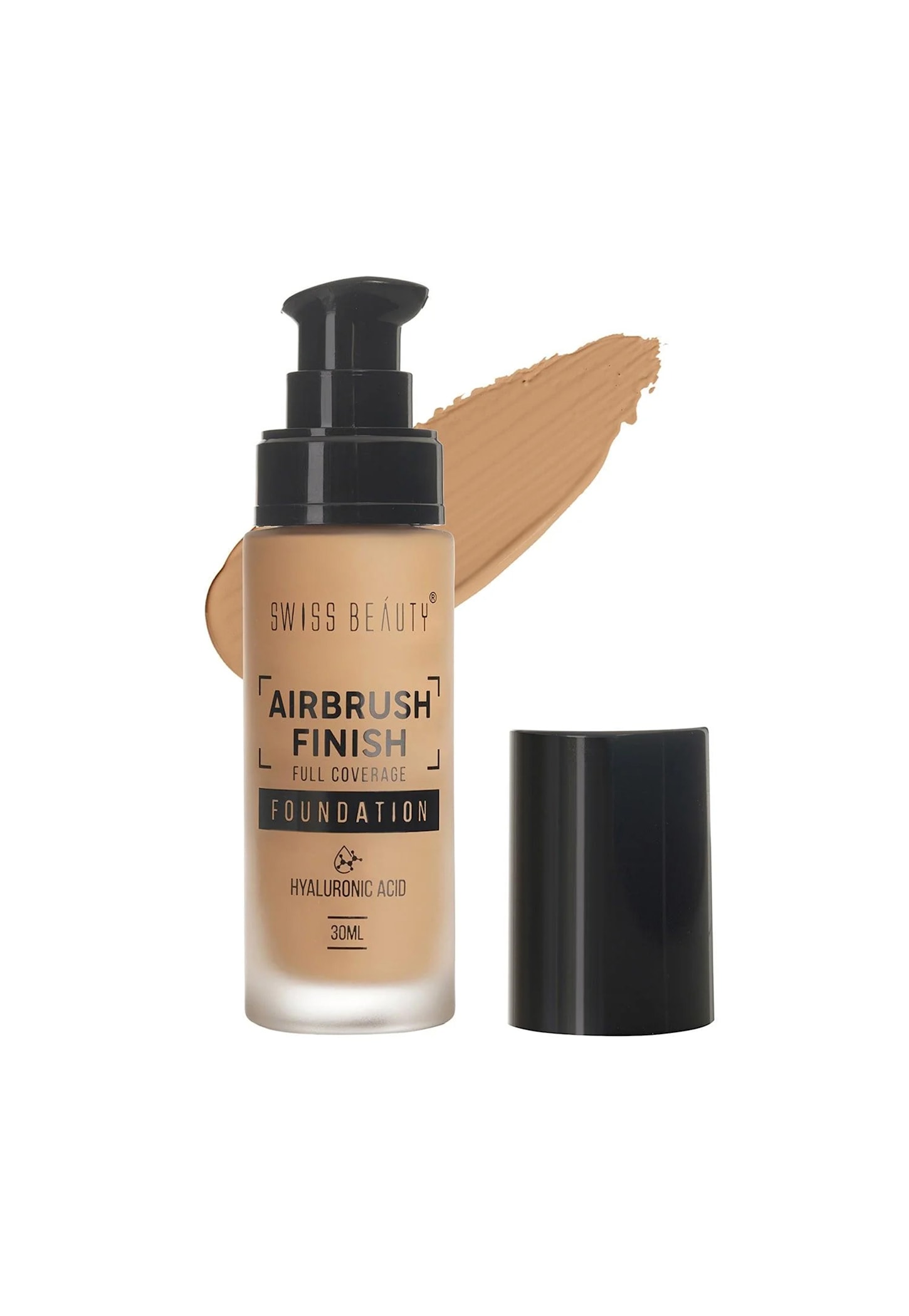 SWISS BEAUTY Airbrush Finish Full Coverage Foundation - 03 Nude Beige - 30ml-image-7