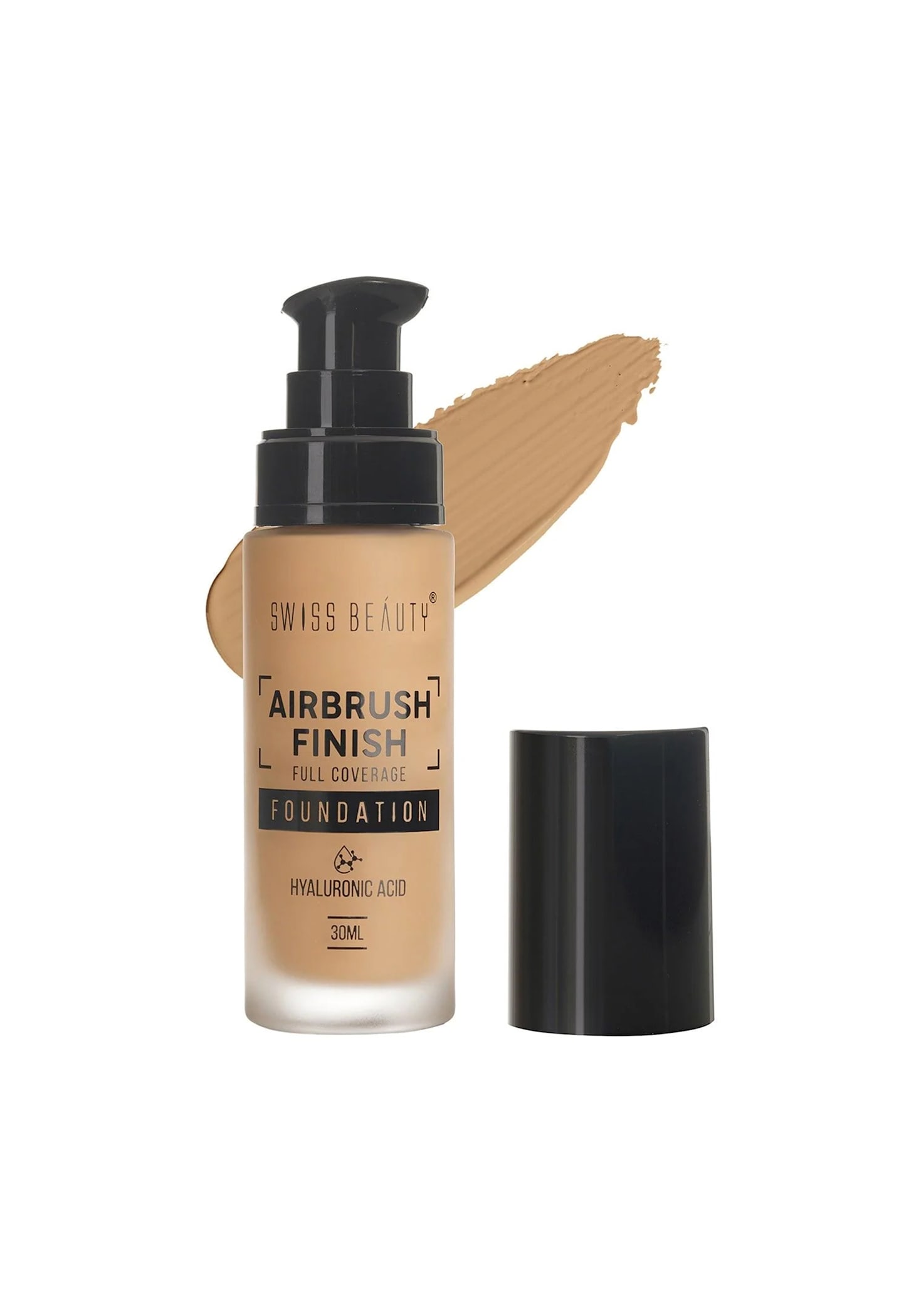 SWISS BEAUTY Airbrush Finish Full Coverage Foundation - 04 Golden Beige - 30ml-image-26