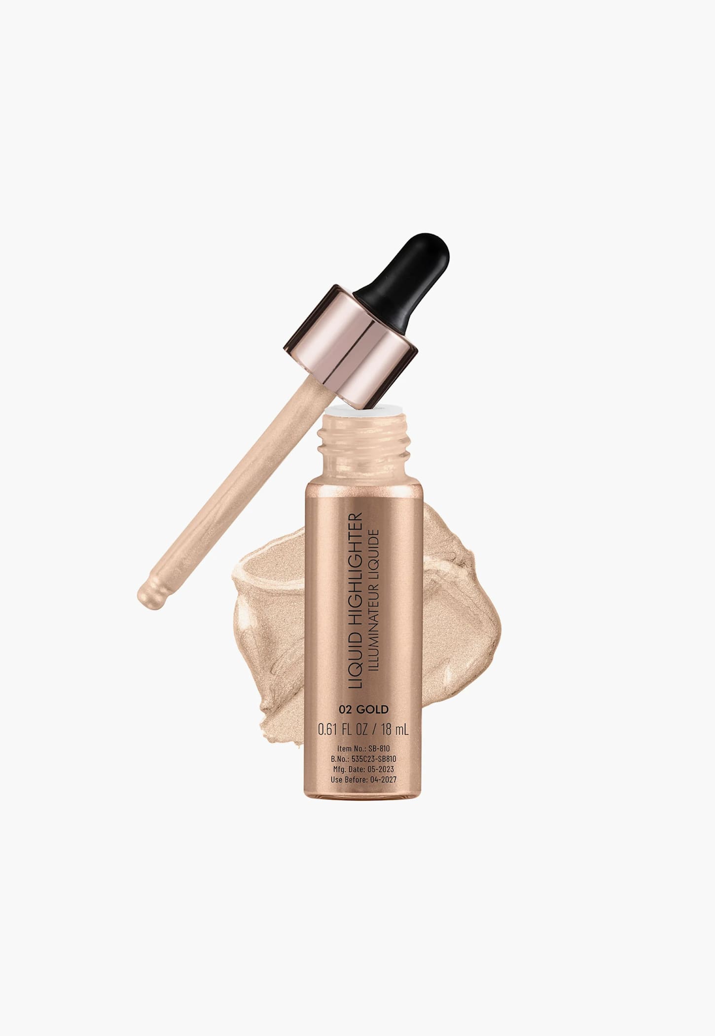 SWISS BEAUTY Liquid Highlighter - 02 Gold - 18ml-picture-34