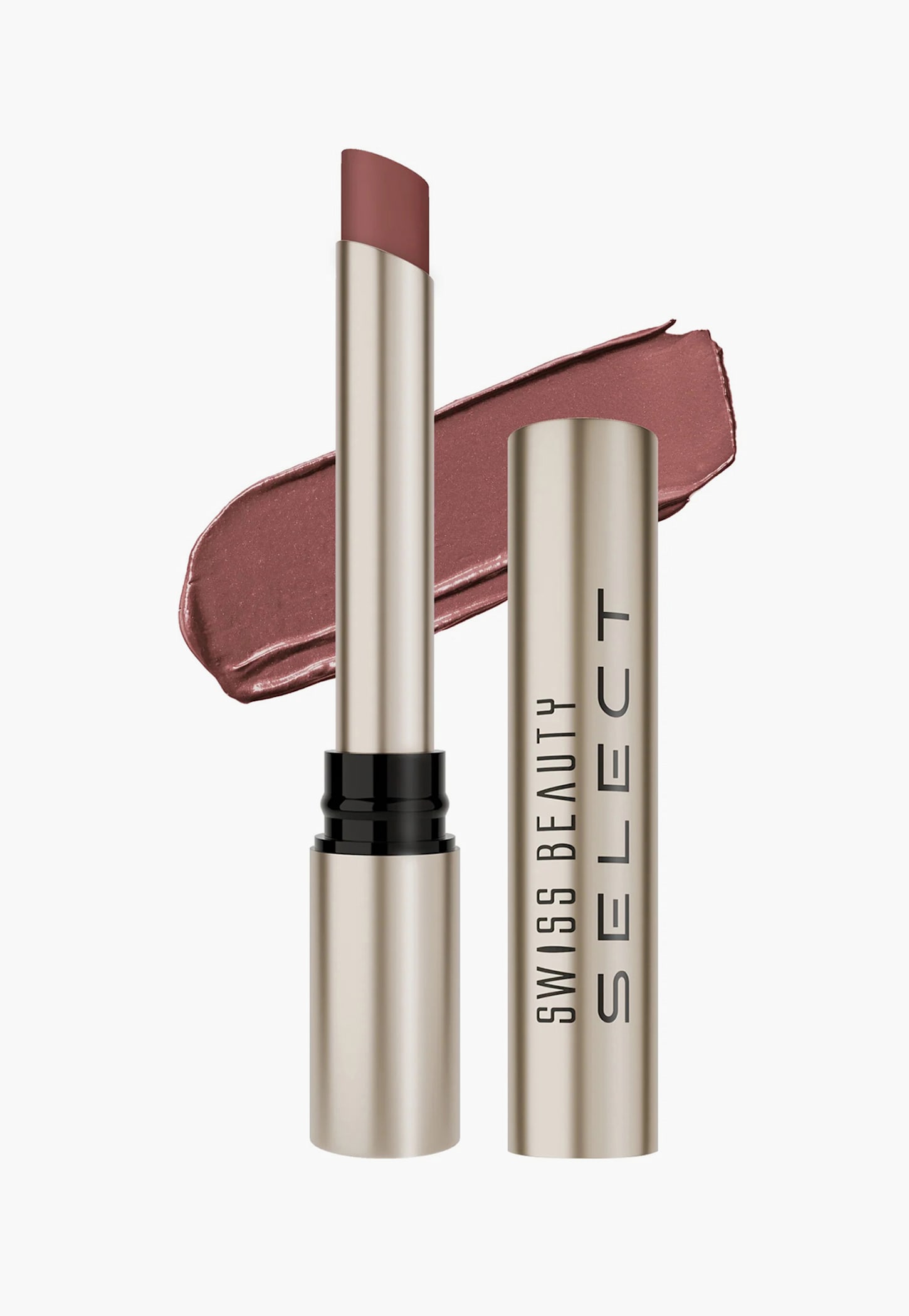 SWISS BEAUTY Select High On Shine Lipstick - Chocolate Charm - 1g