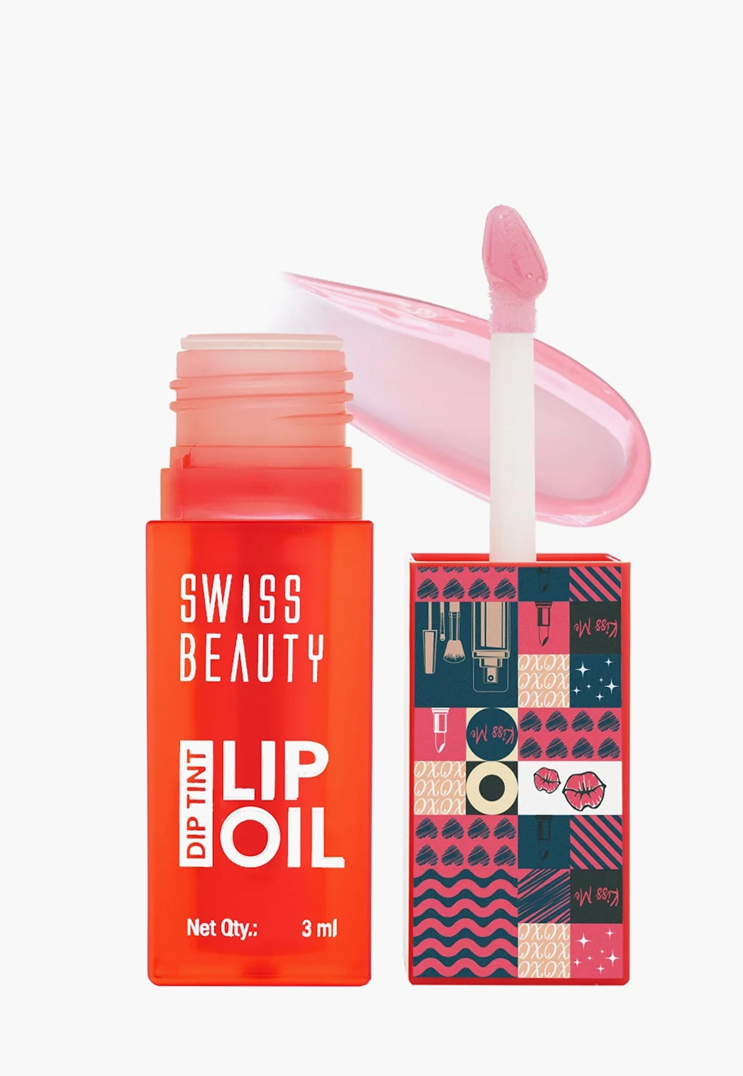 SWISS BEAUTY Dip Tint Lip Oil - Strawberry - 3ml-picture-14