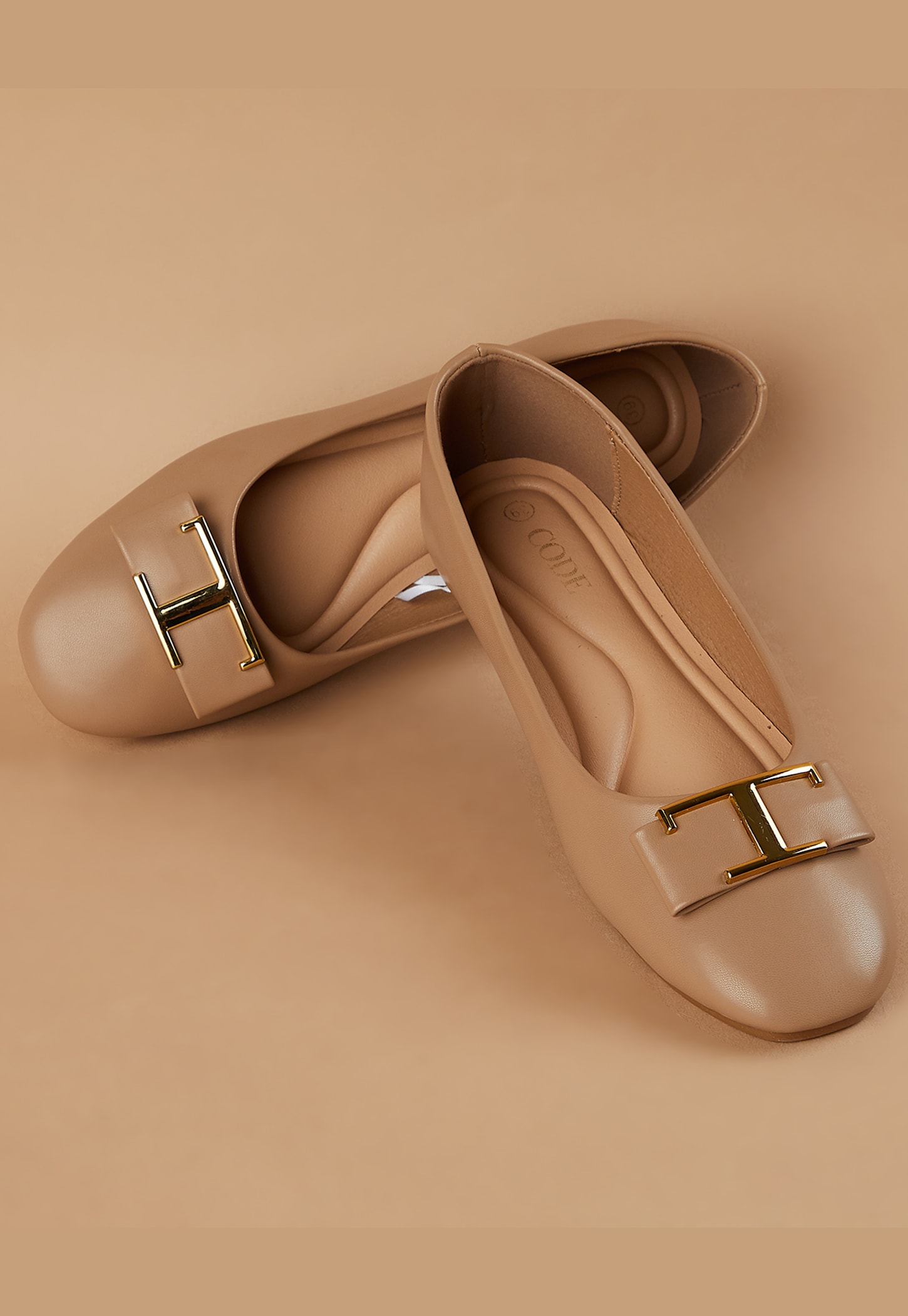 CODE Metal Accent Ballerinas-picture-32