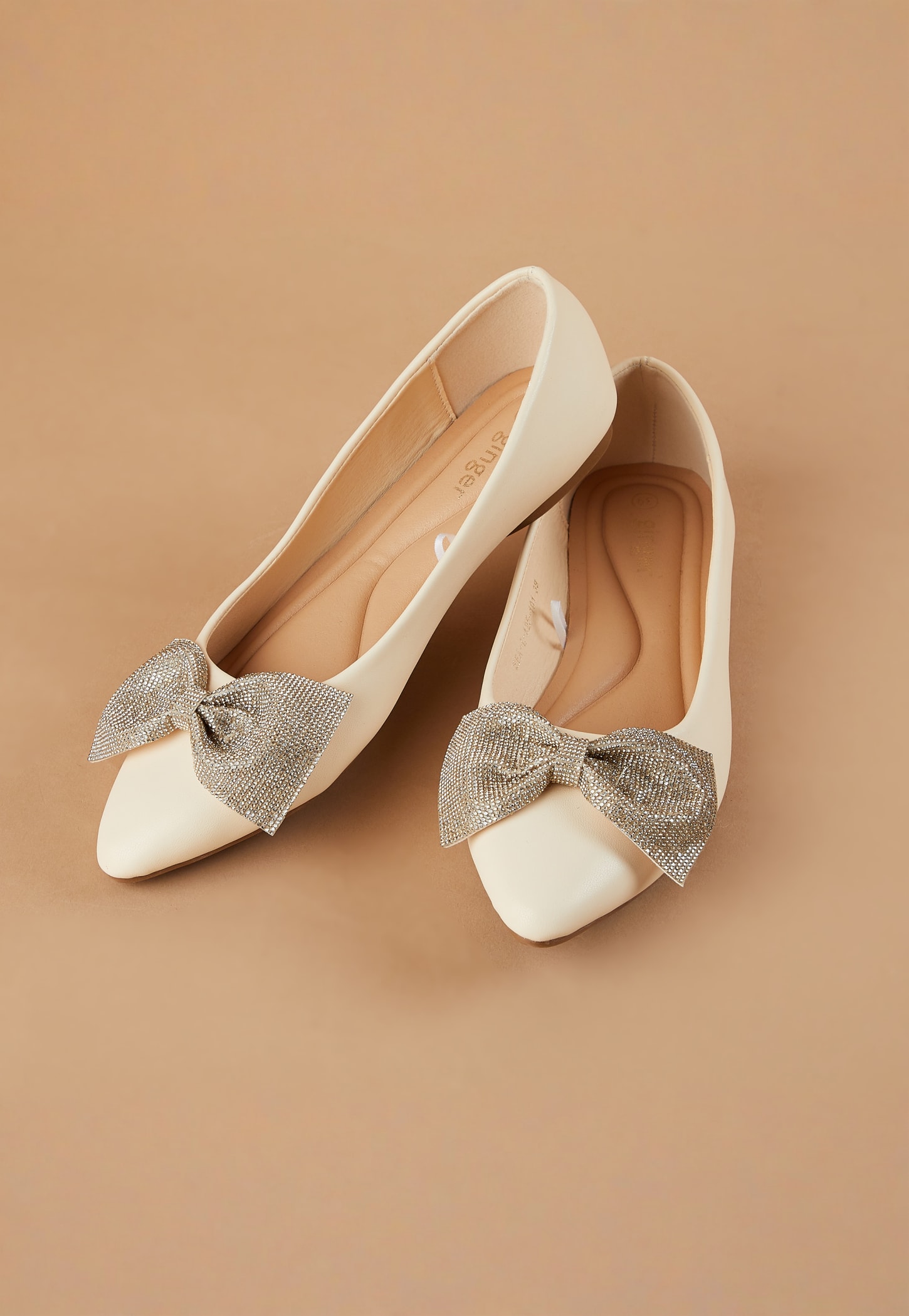 GINGER Embellished Bow Ballerinas-picture-38