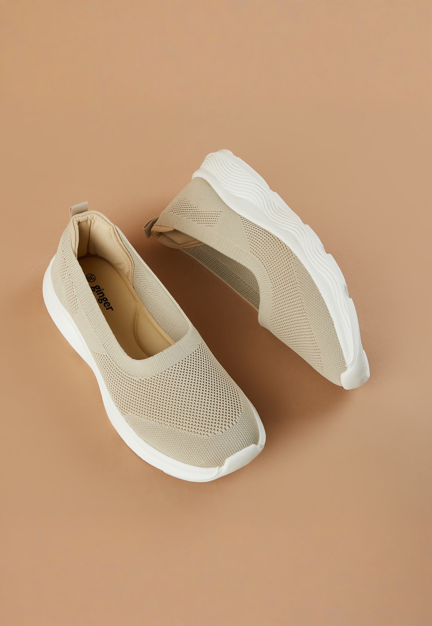 GINGER Knitted Slip-On Sneakers-picture-27