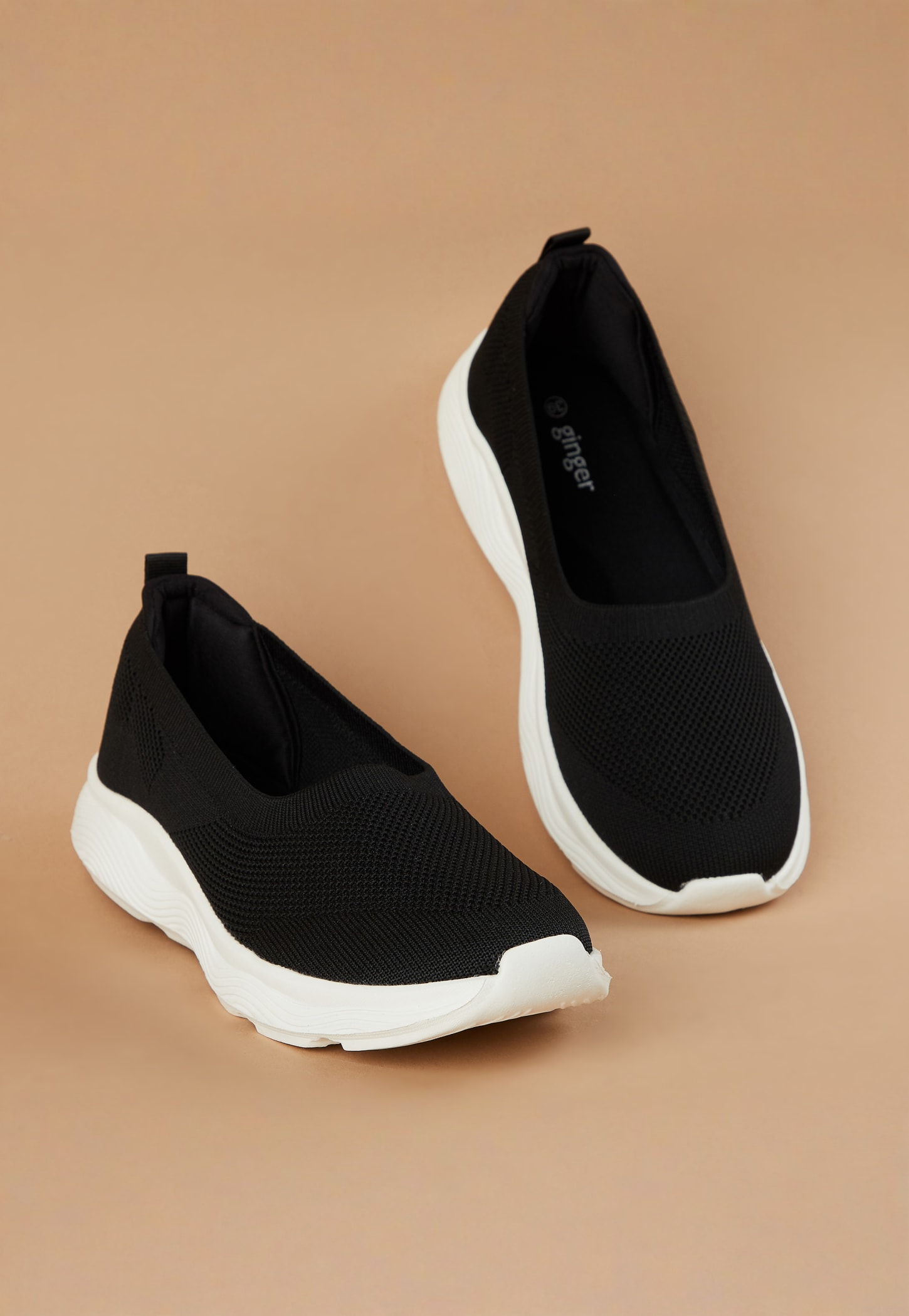 GINGER Knitted Slip-On Sneakers-picture-55