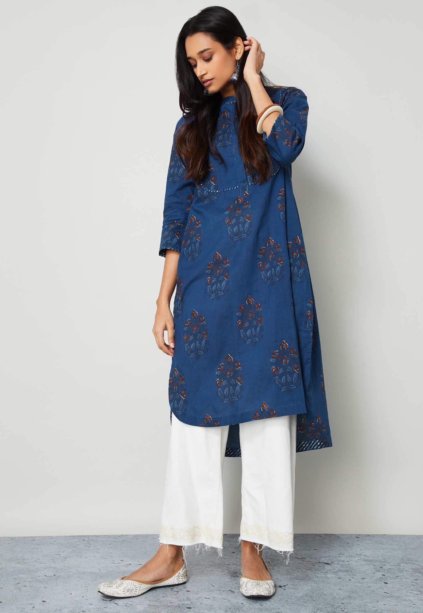 MELANGE Ethnin Motif Straight Kurta-picture-37