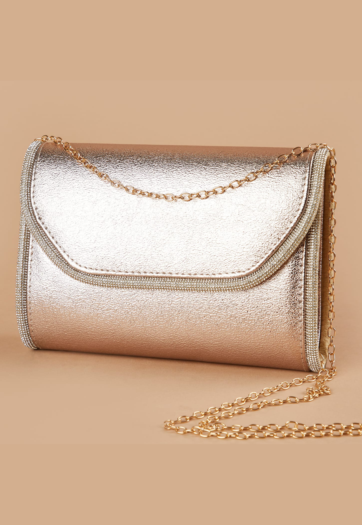 CODE Embellished Envelope Clutch