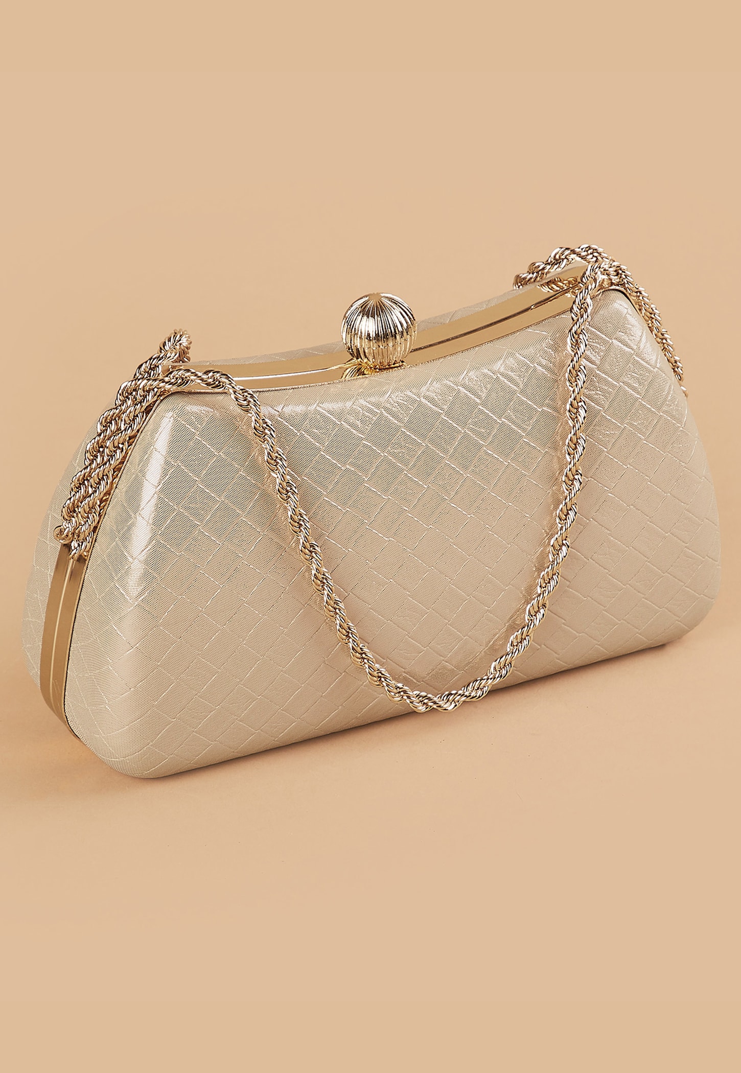 CODE Textured Box Clutch-picture-52