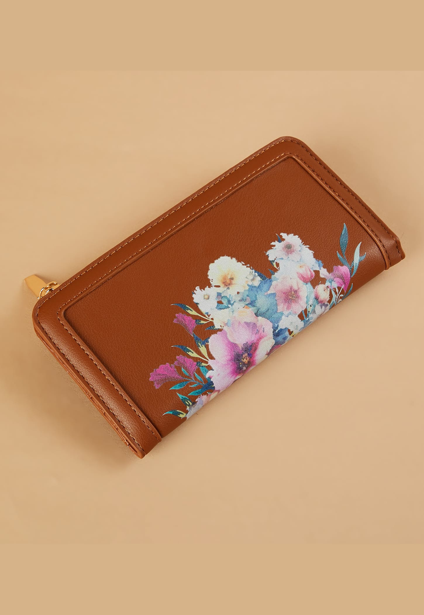 GINGER Floral Print Bi-Fold Wallet