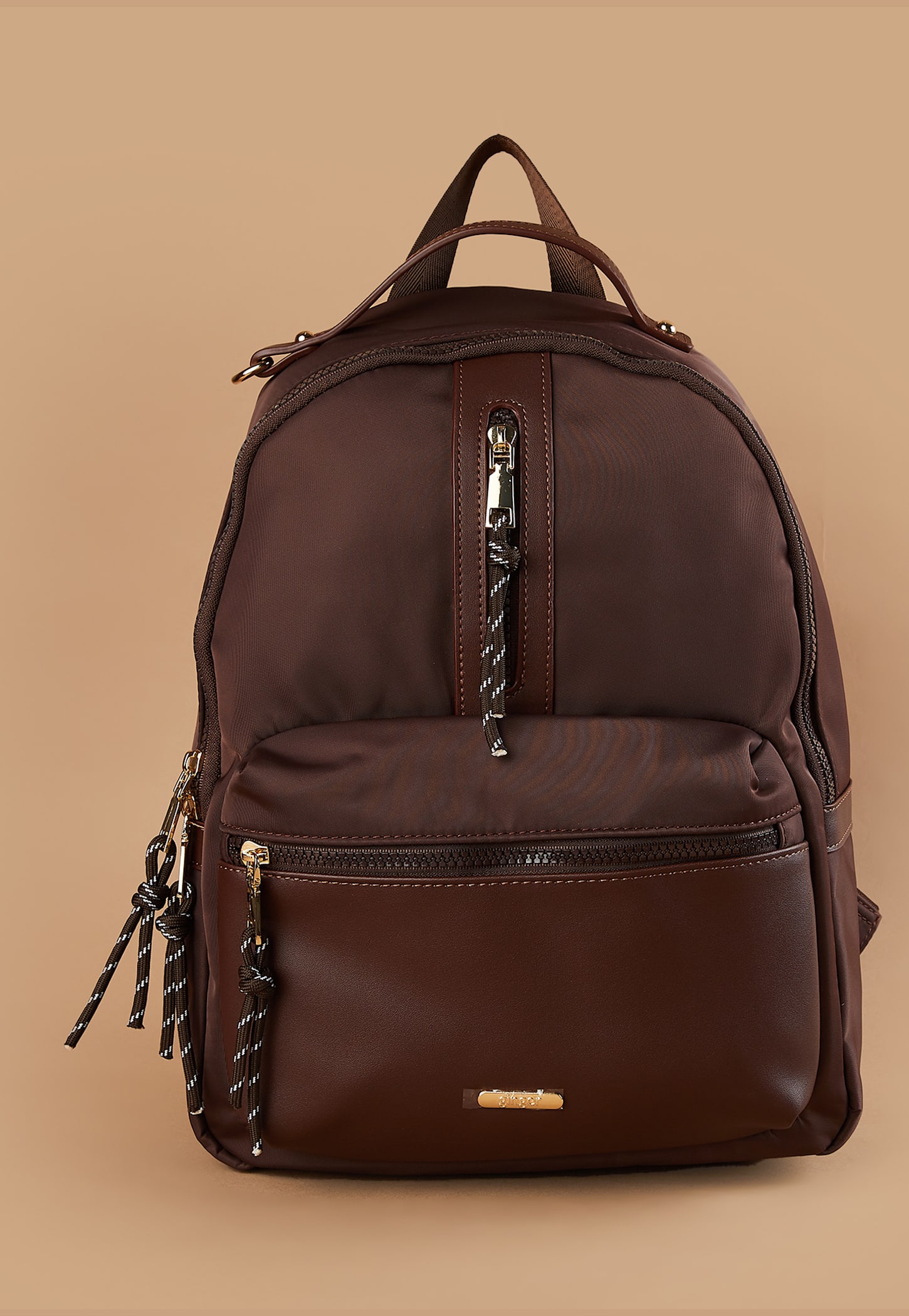 GINGER Solid Backpack