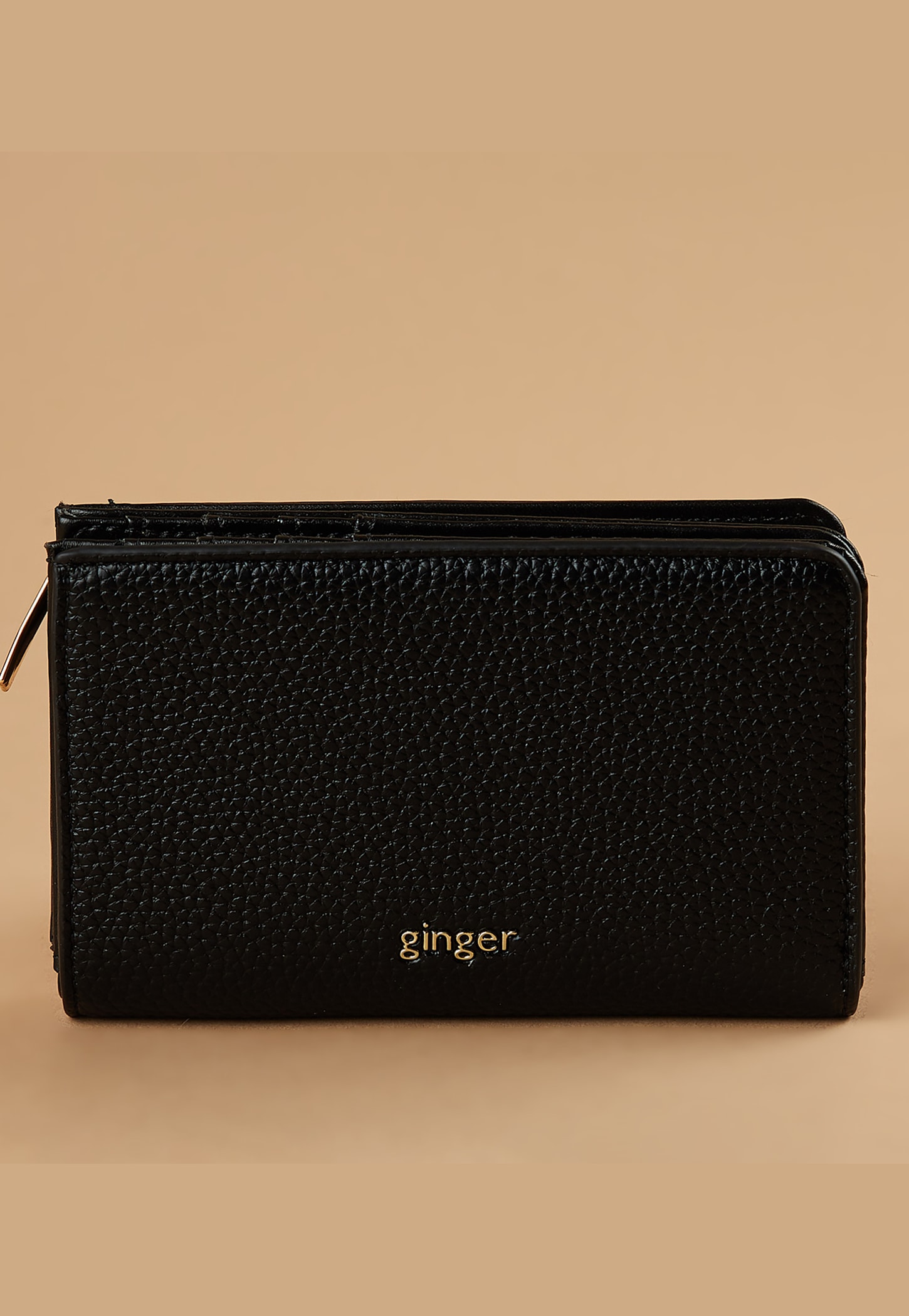 GINGER Textured Bi-Fold Wallet