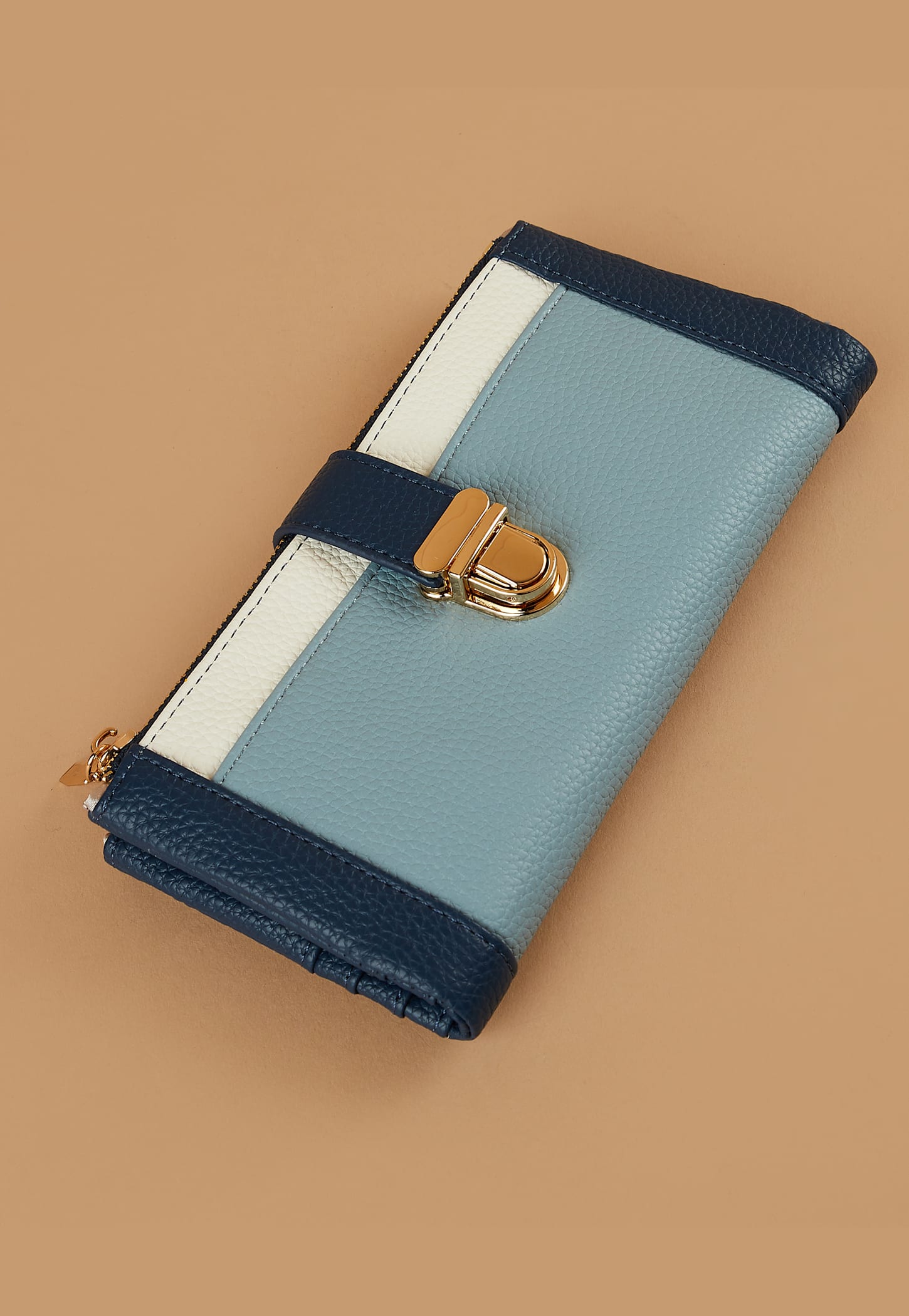GINGER Colourblocked Bi-Fold Wallet