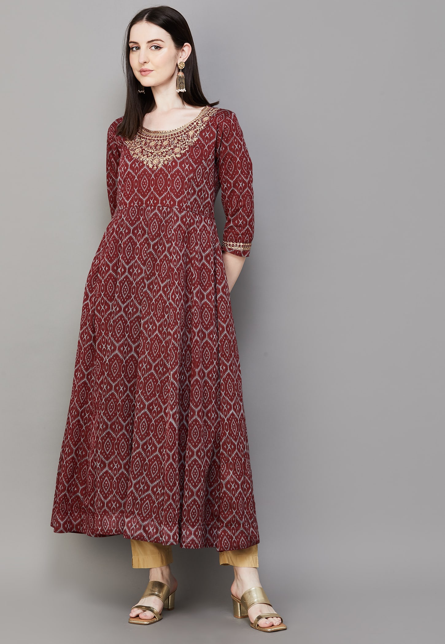 SPAN Printed A-Line Kurta-picture-12