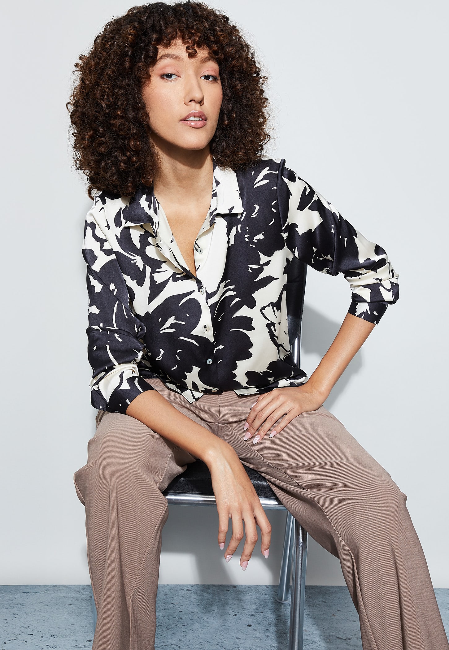 CODE Floral Print Shirt-picture-39