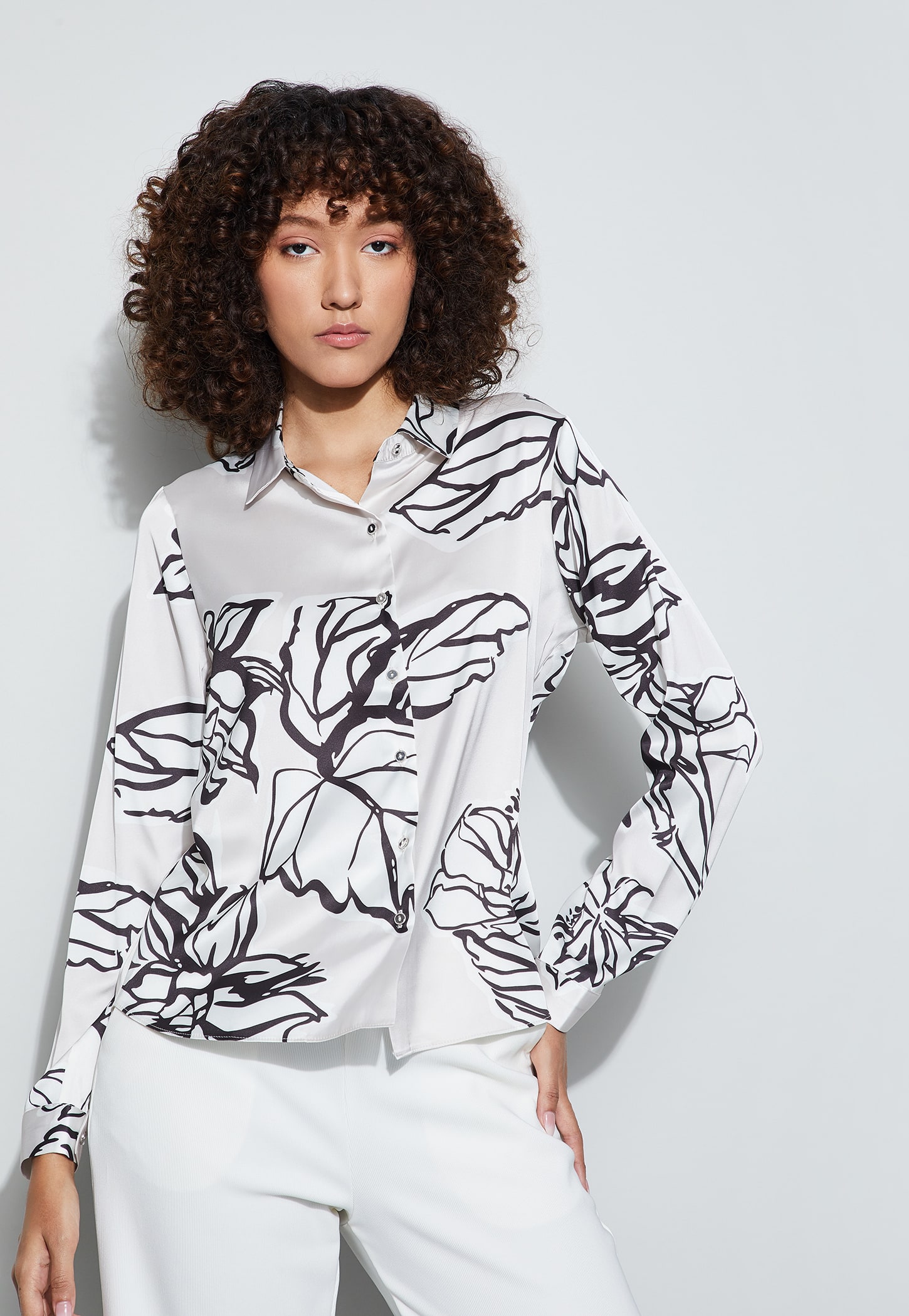 CODE Floral Print Shirt-picture-38
