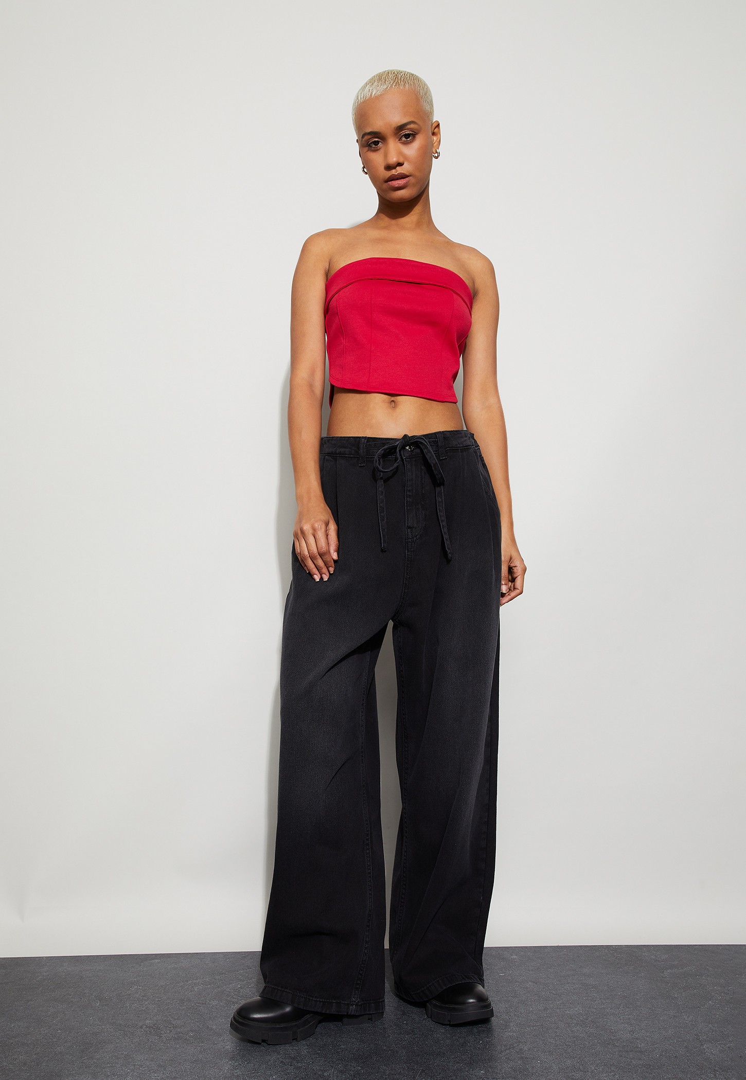 GINGER Washed Wide Leg Jeans-picture-13