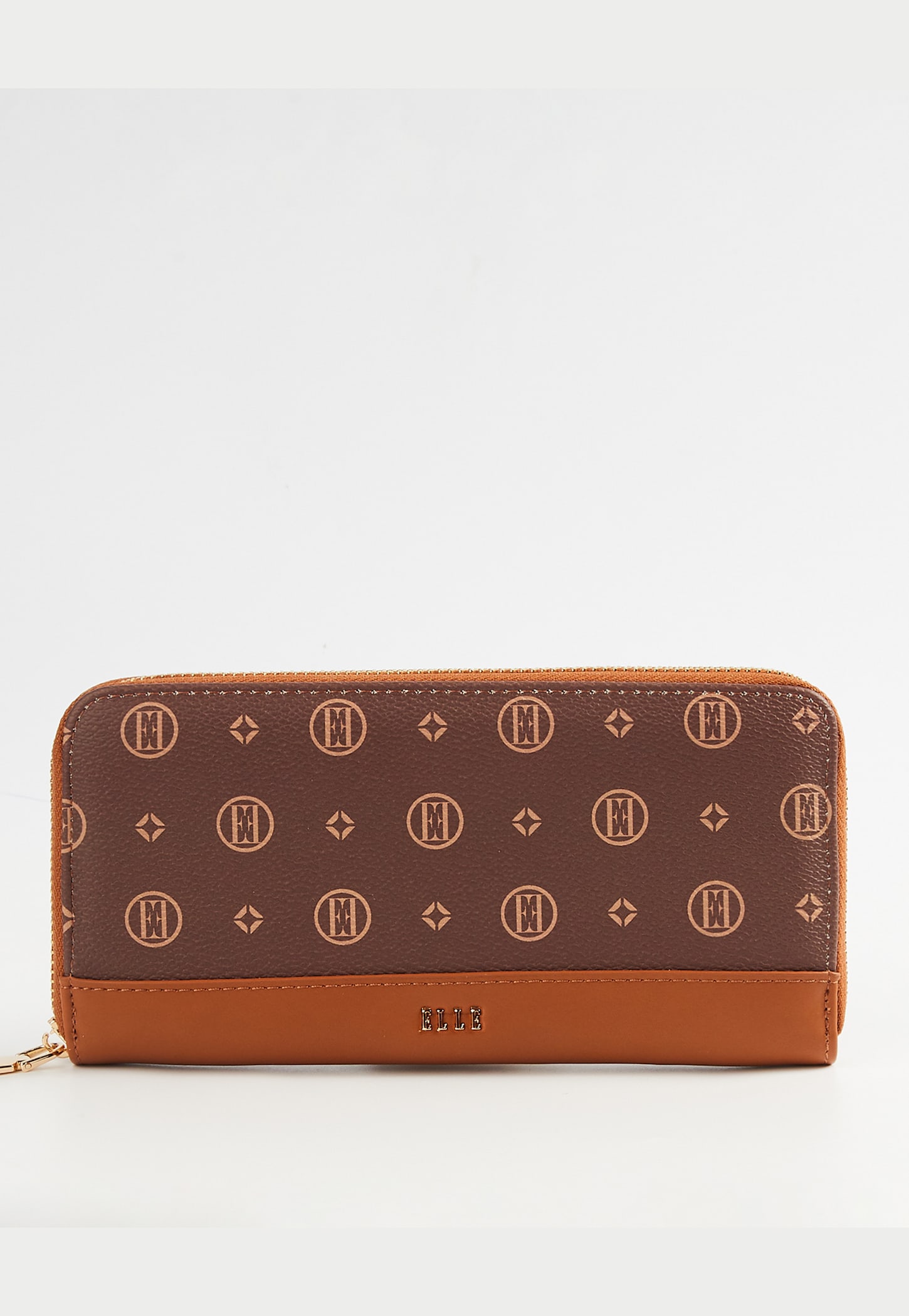 ELLE Printed Zip Closure Wallet-image-42