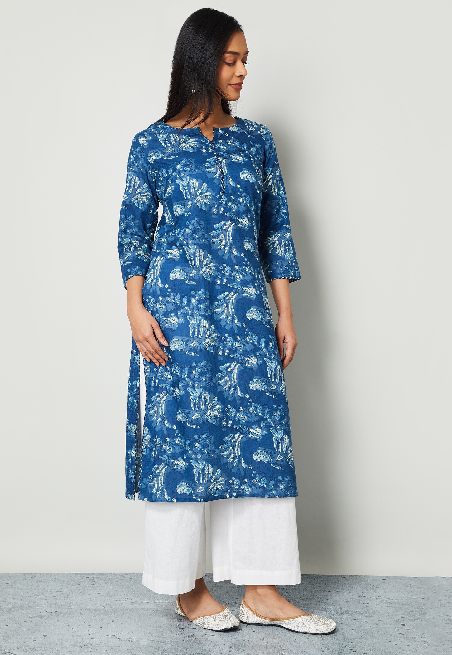 MELANGE Printed Straight Kurta-picture-26