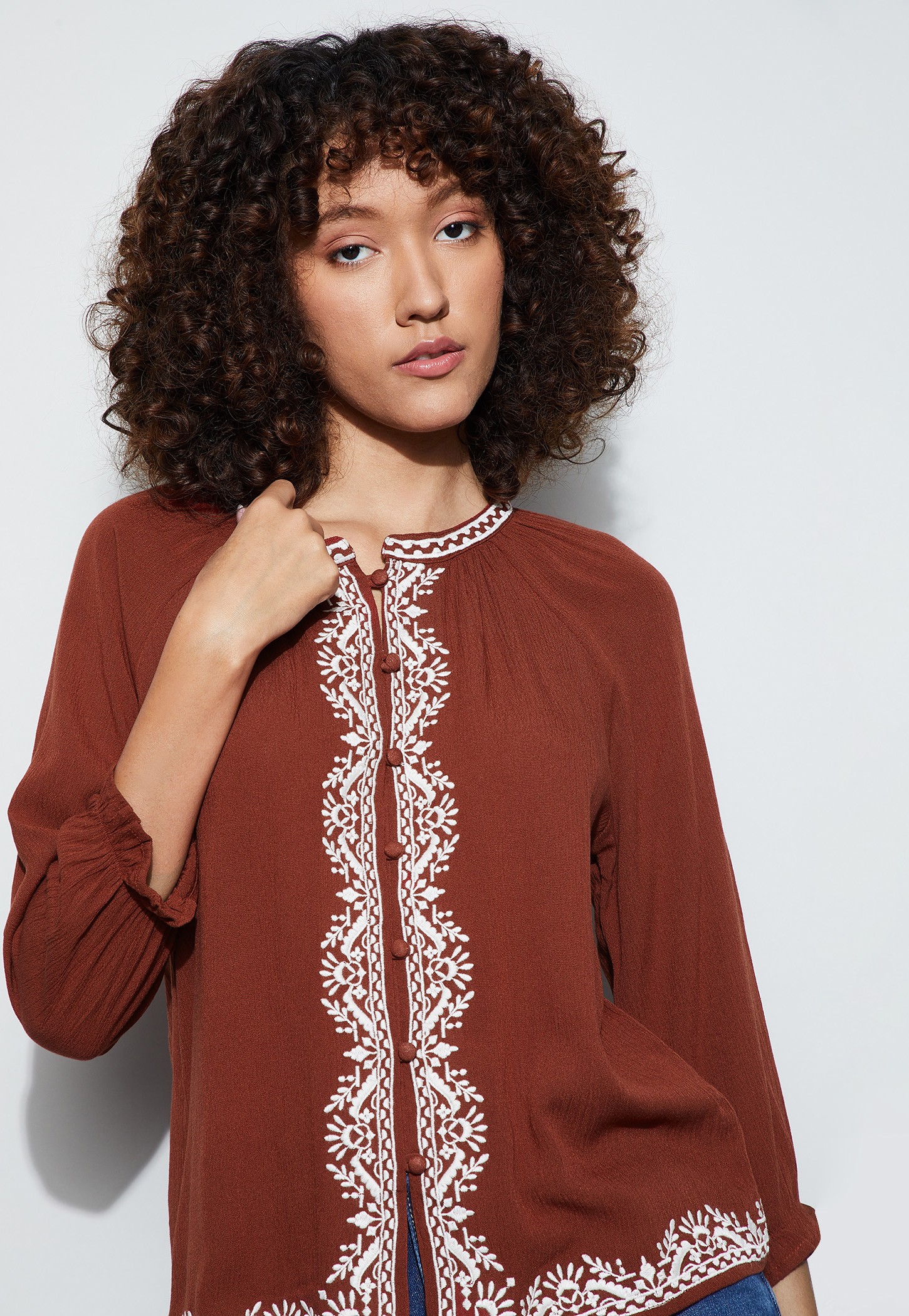 FAME FOREVER Embroidered Top-picture-54