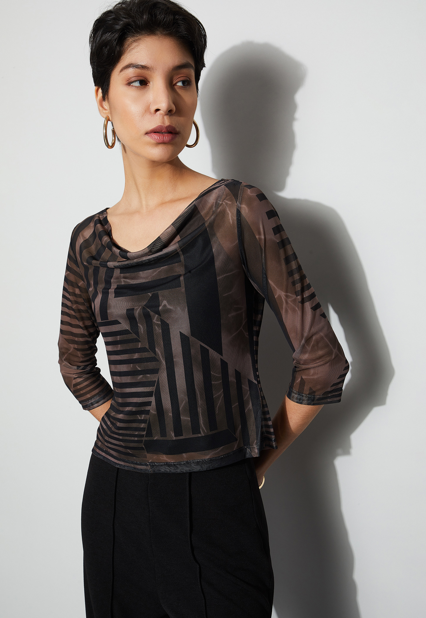 CODE Printed Top with Camisole-picture-28
