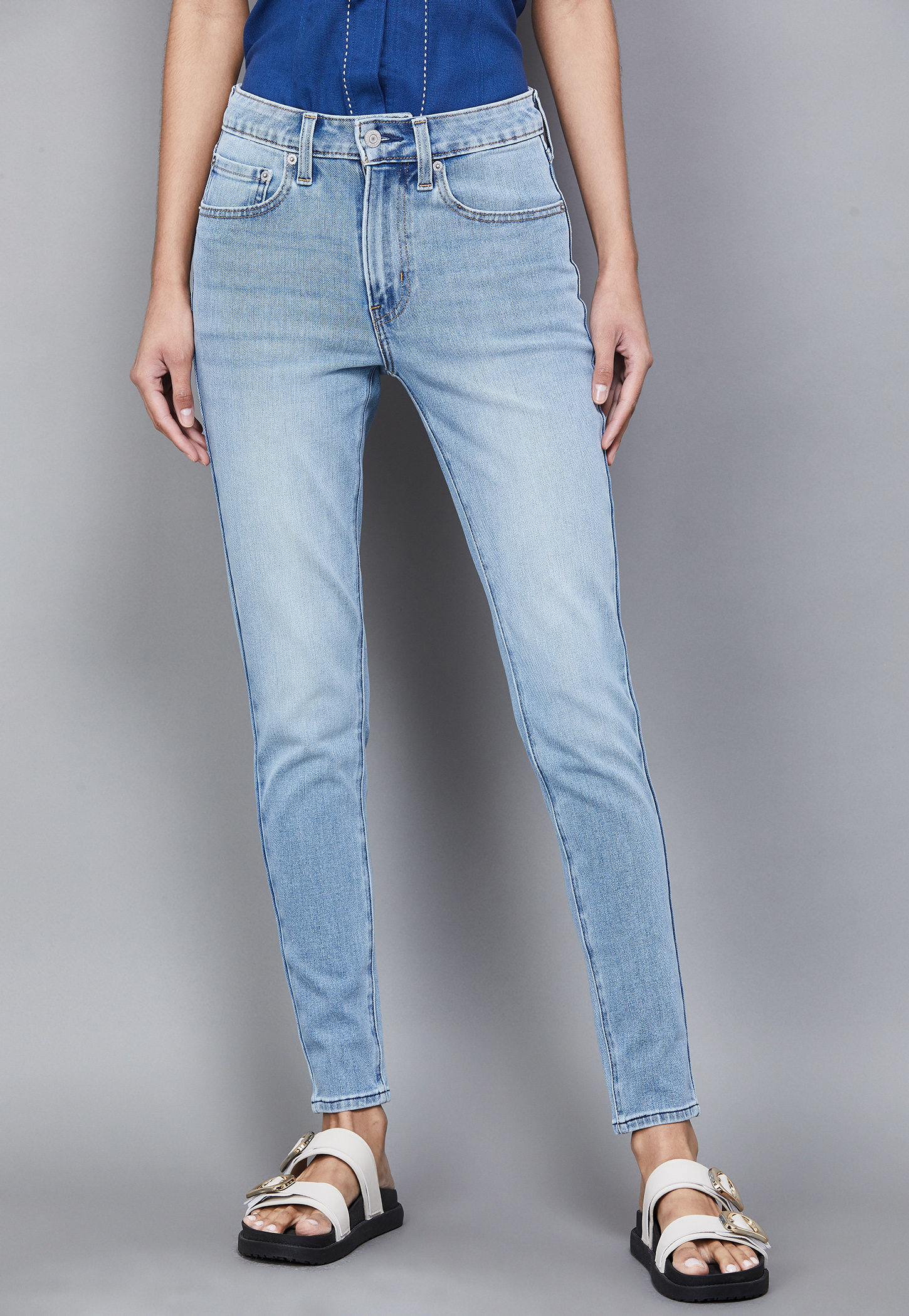 LEVI'S Washed High Rise Skinny Fit Jeans-picture-47