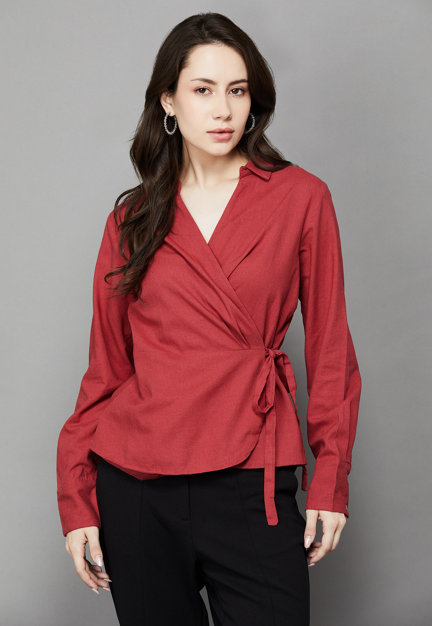 AND Solid Wrap Top-picture-29